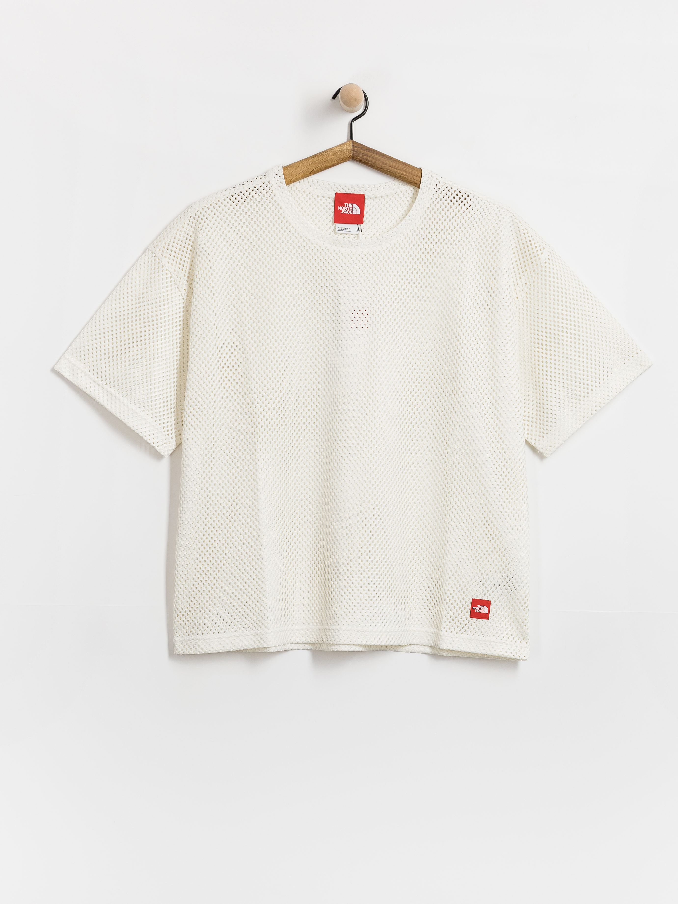 The North Face Tnf Red Box Mesh T-Shirt (white dune)