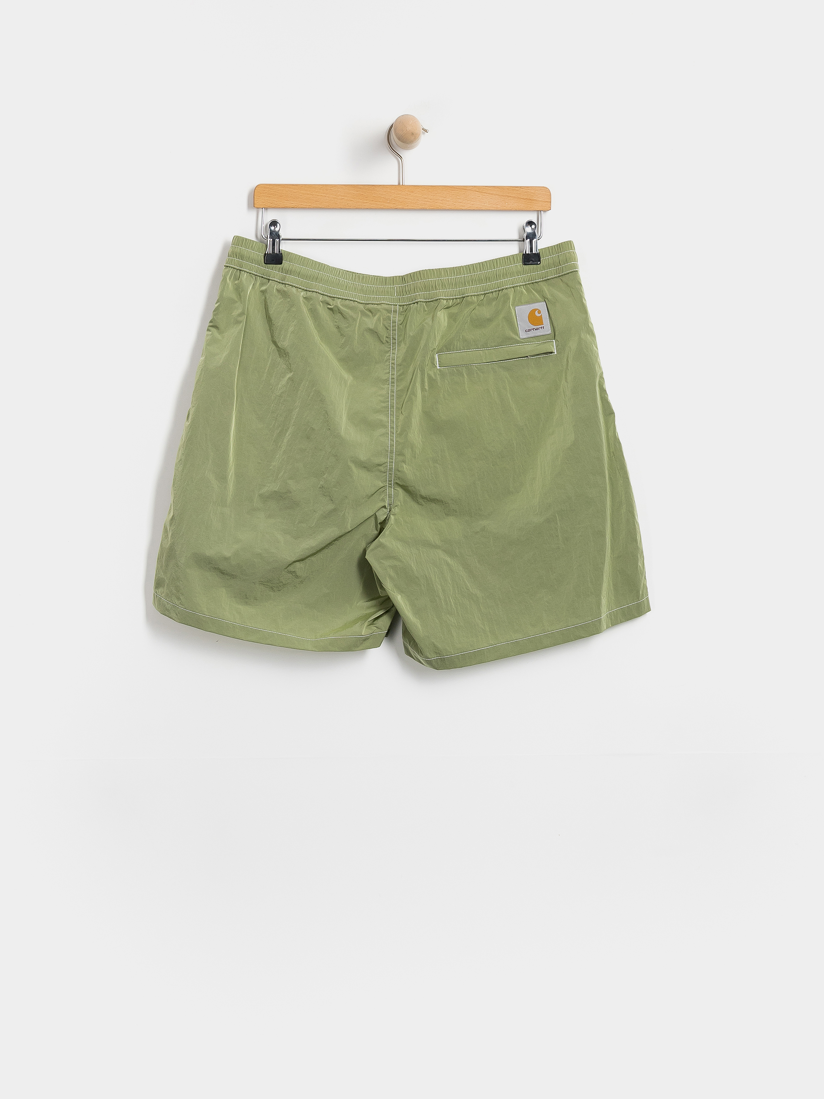 Carhartt WIP Canby Swim Shorts (gentle green/white)