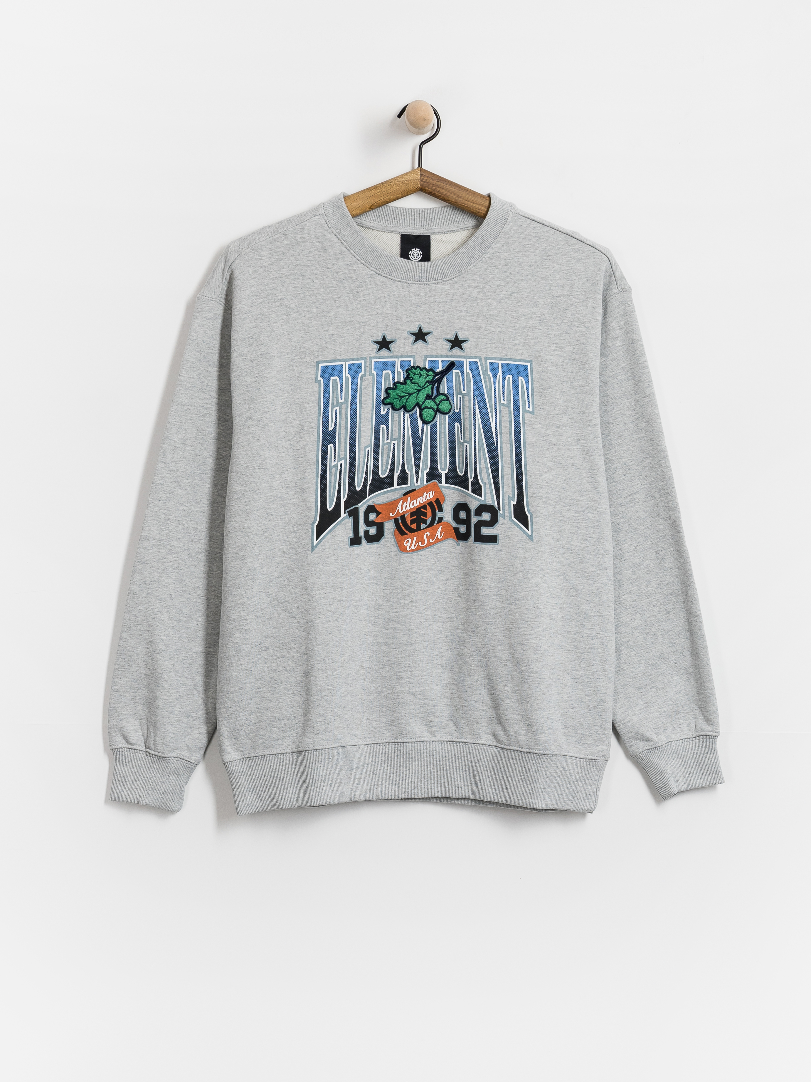 Element Stars Oak Sweatshirt (mid grey heather)