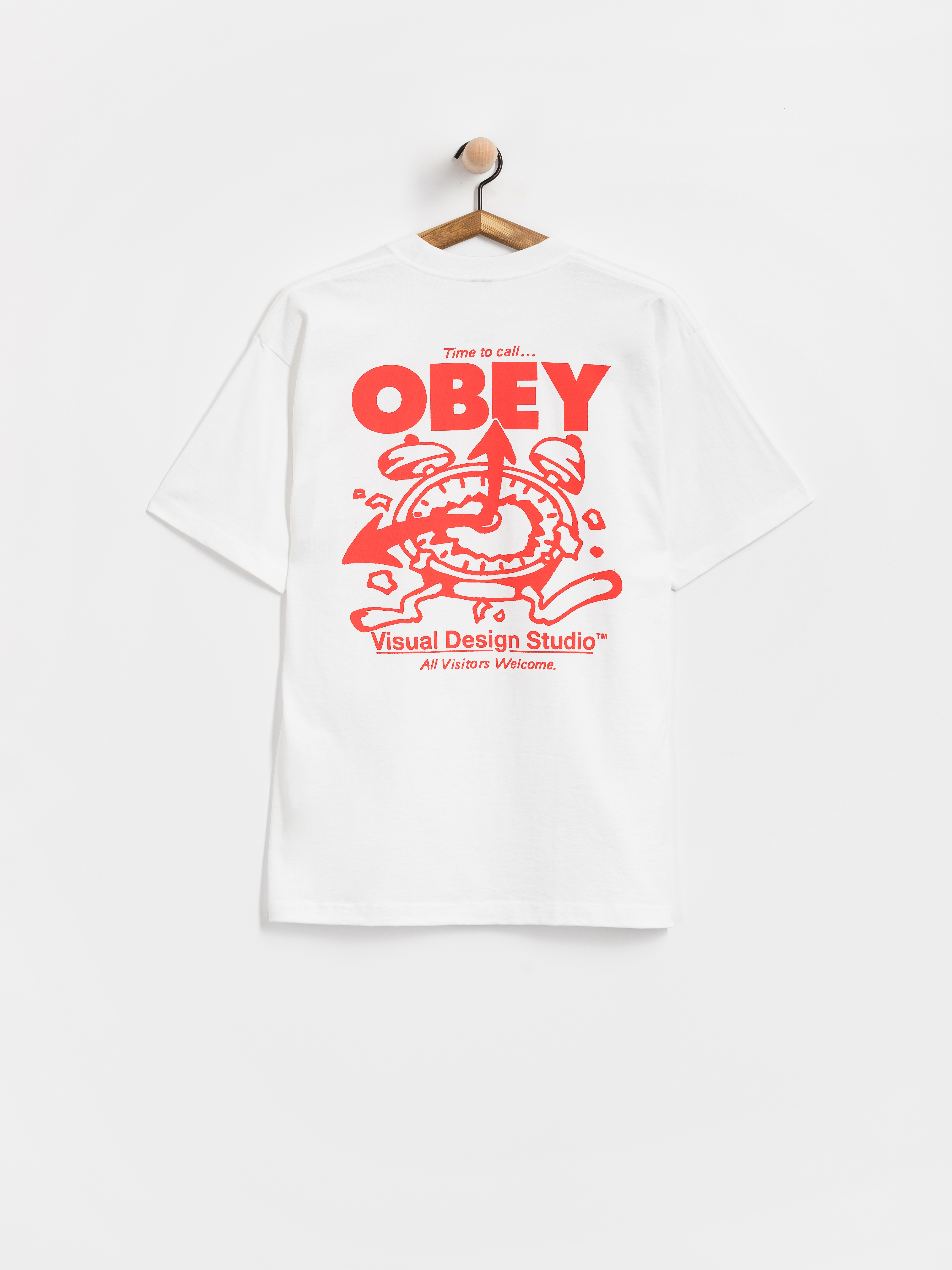 OBEY Time To Call Obey T-Shirt (white)