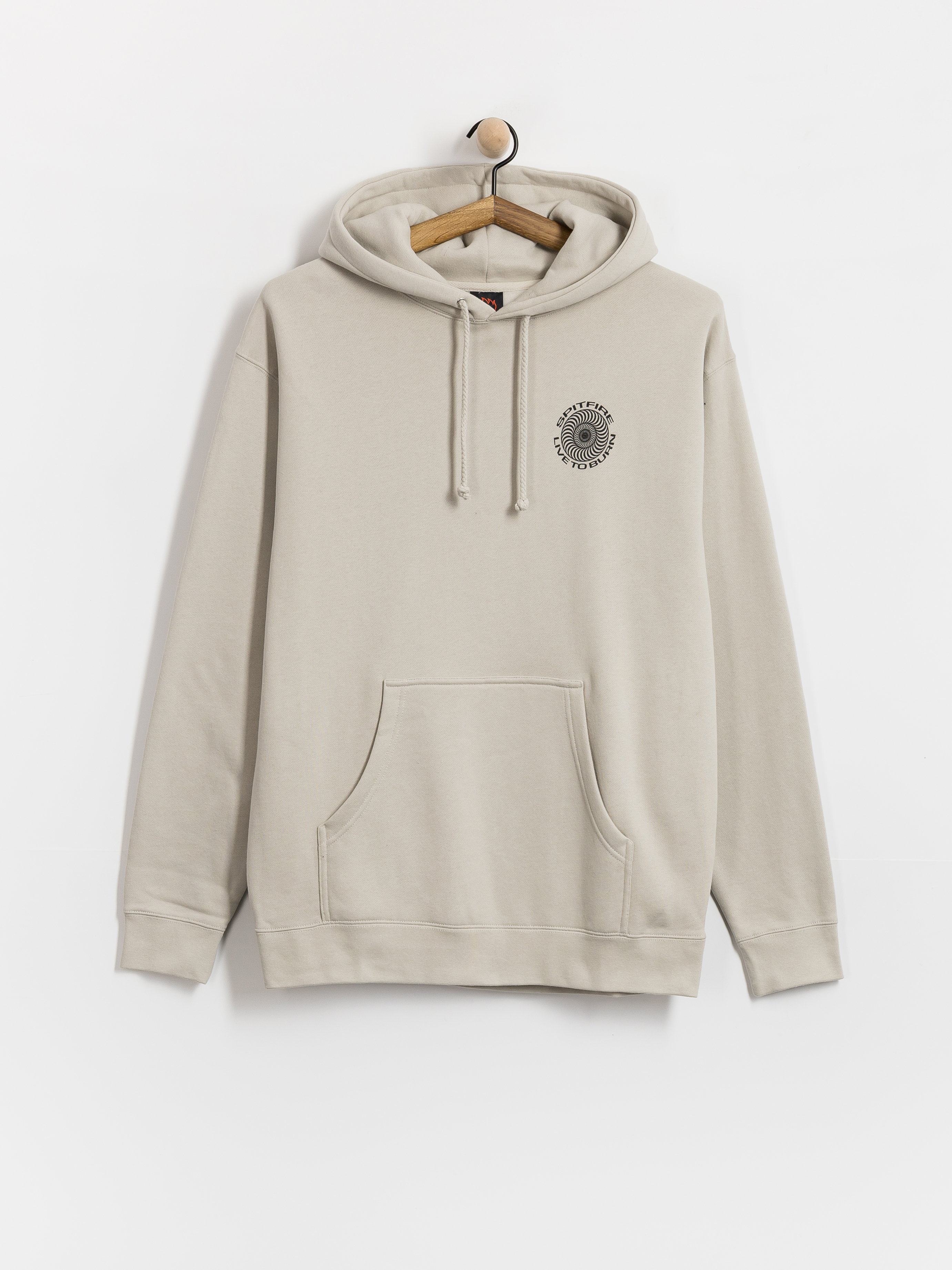 Spitfire Live To Burn Classic HD Hoodie (smoke)