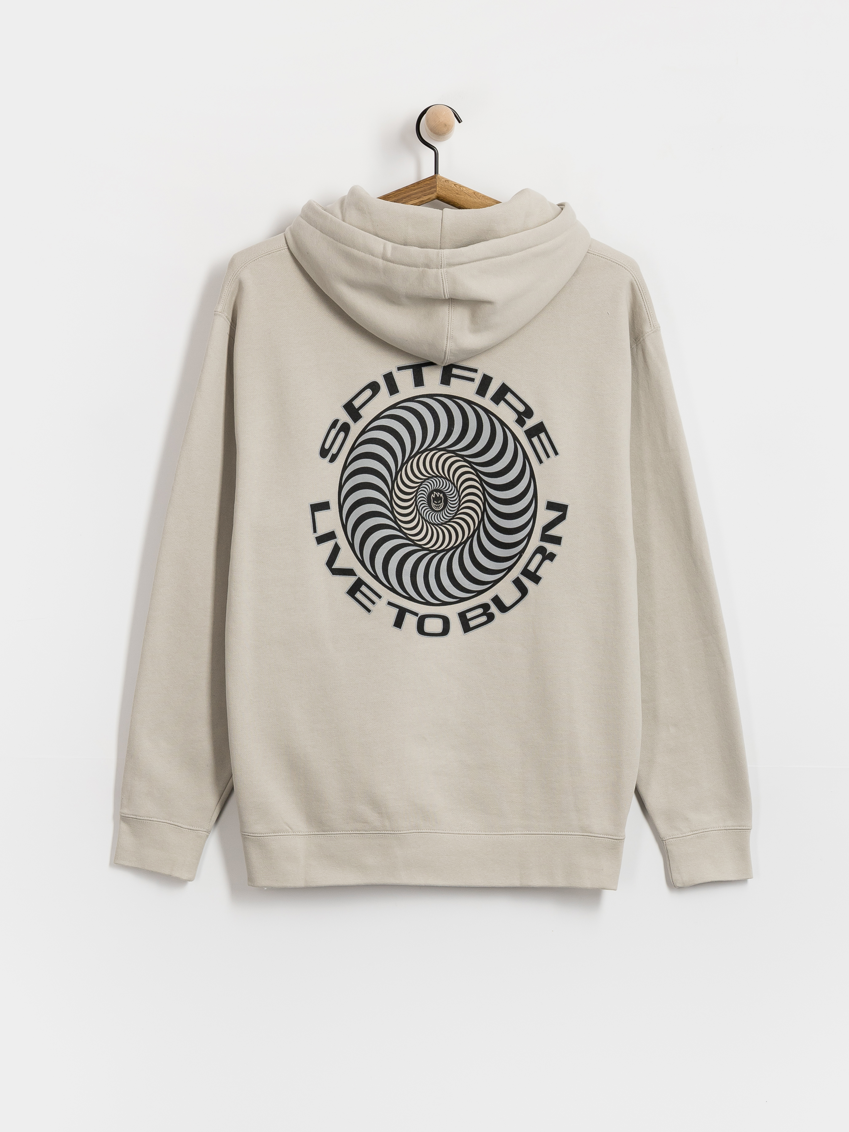 Spitfire Live To Burn Classic HD Hoodie (smoke)