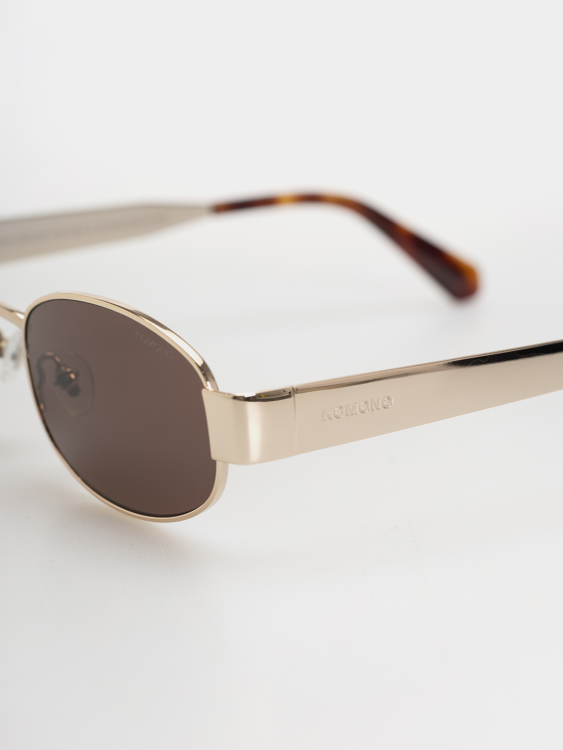 Komono Elix Sonnenbrille (white gold)