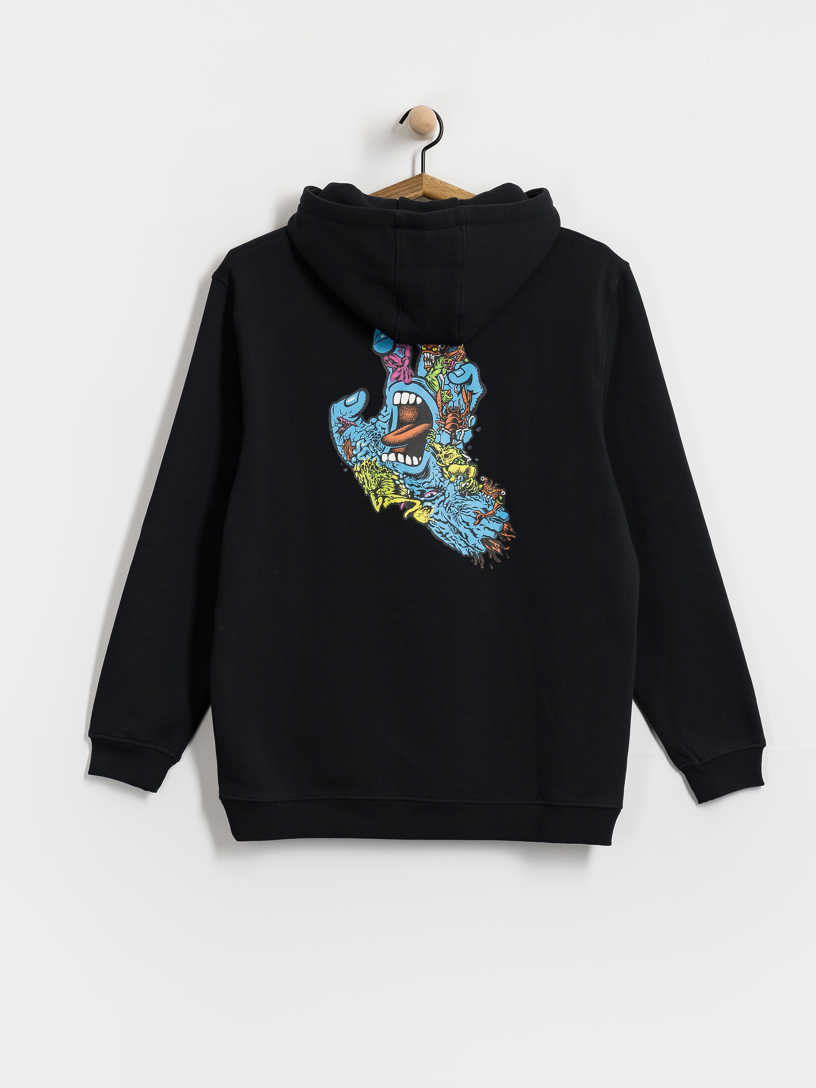 Santa Cruz Classic Dot Chest HD Hoodie - black (black)