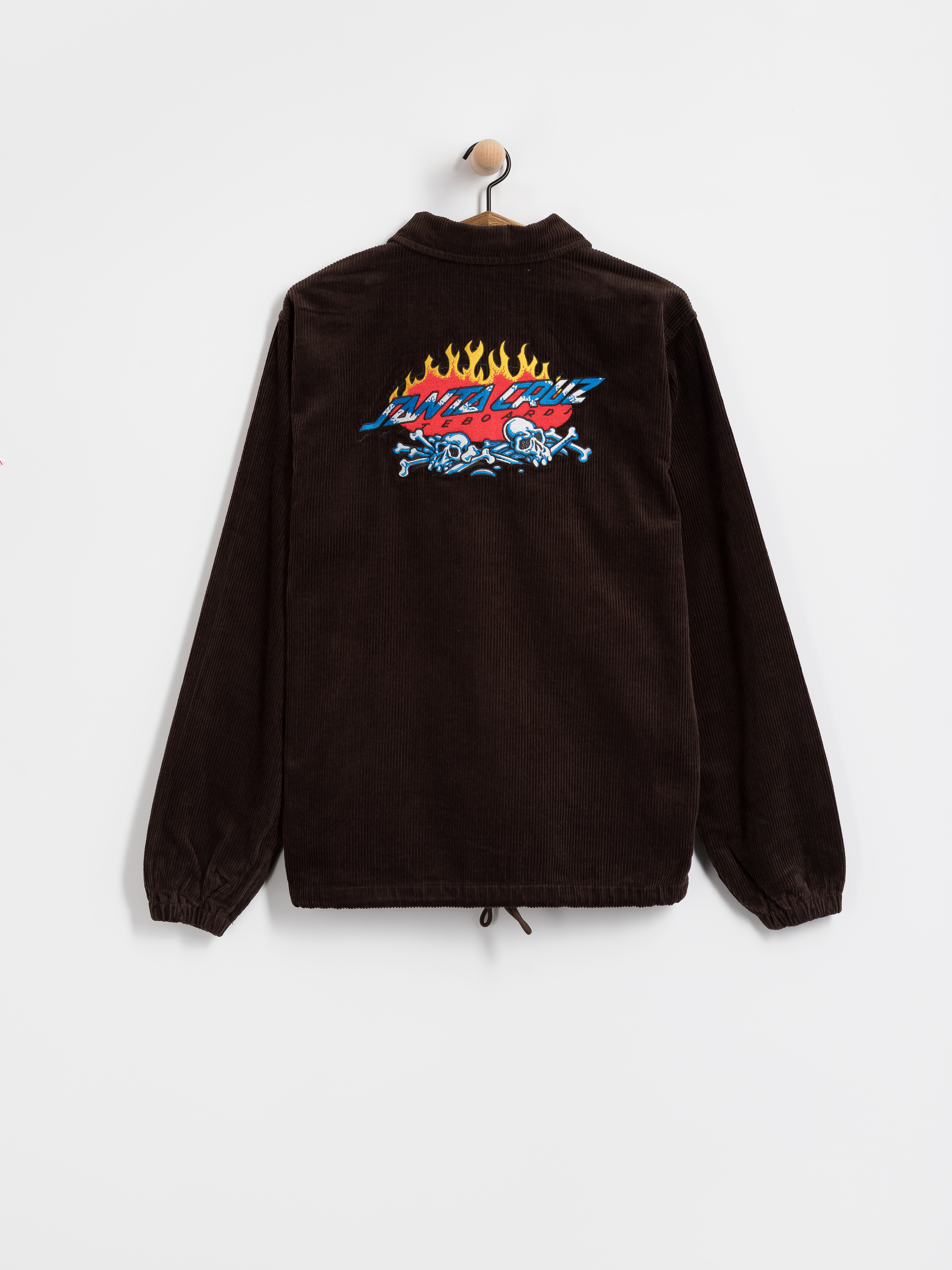 Santa Cruz Salba Voodoo Pit Coach Jacket (coffee)