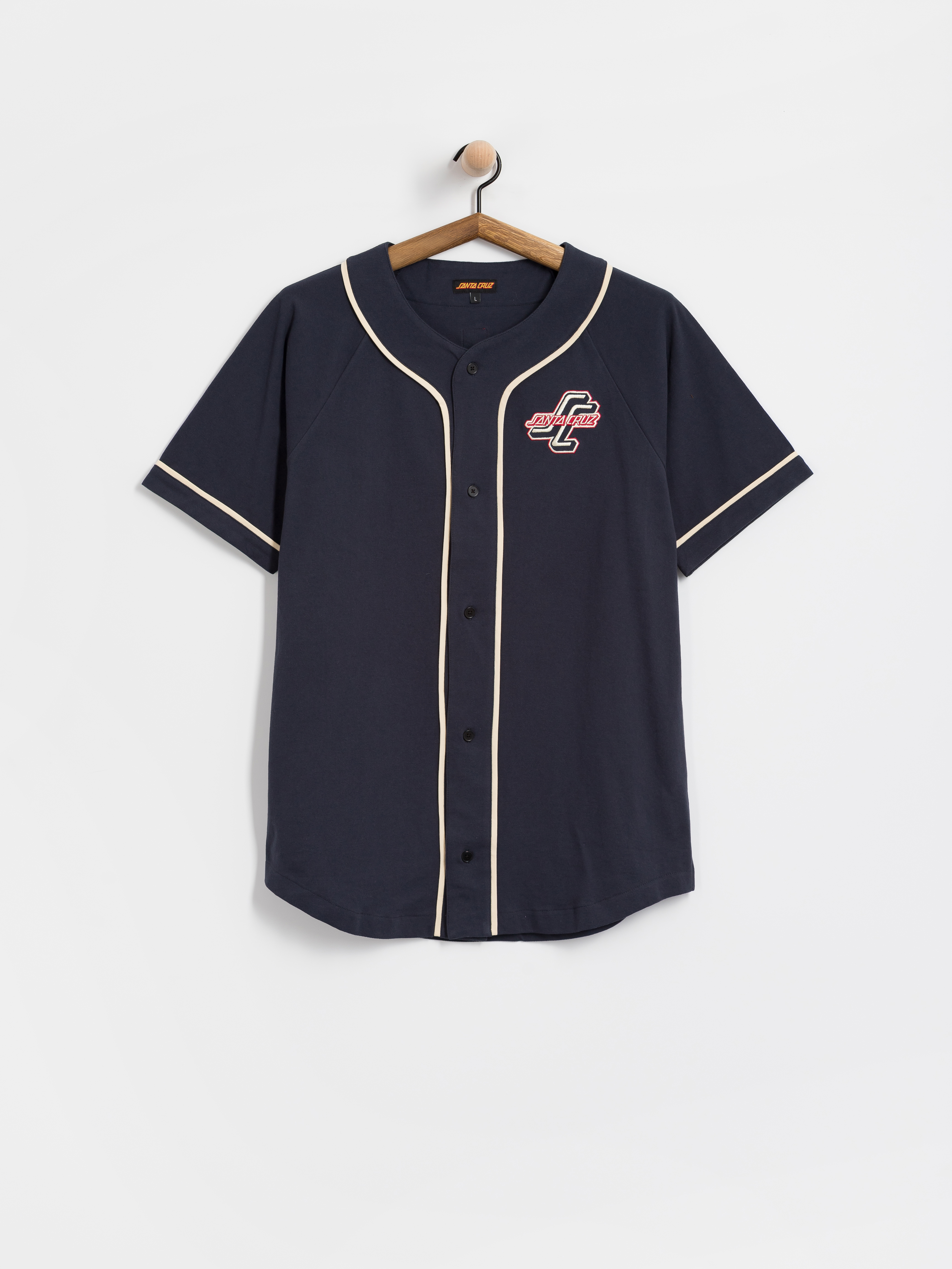 Santa Cruz Outer OGSC Baseball Shirt - navy blue (navy)