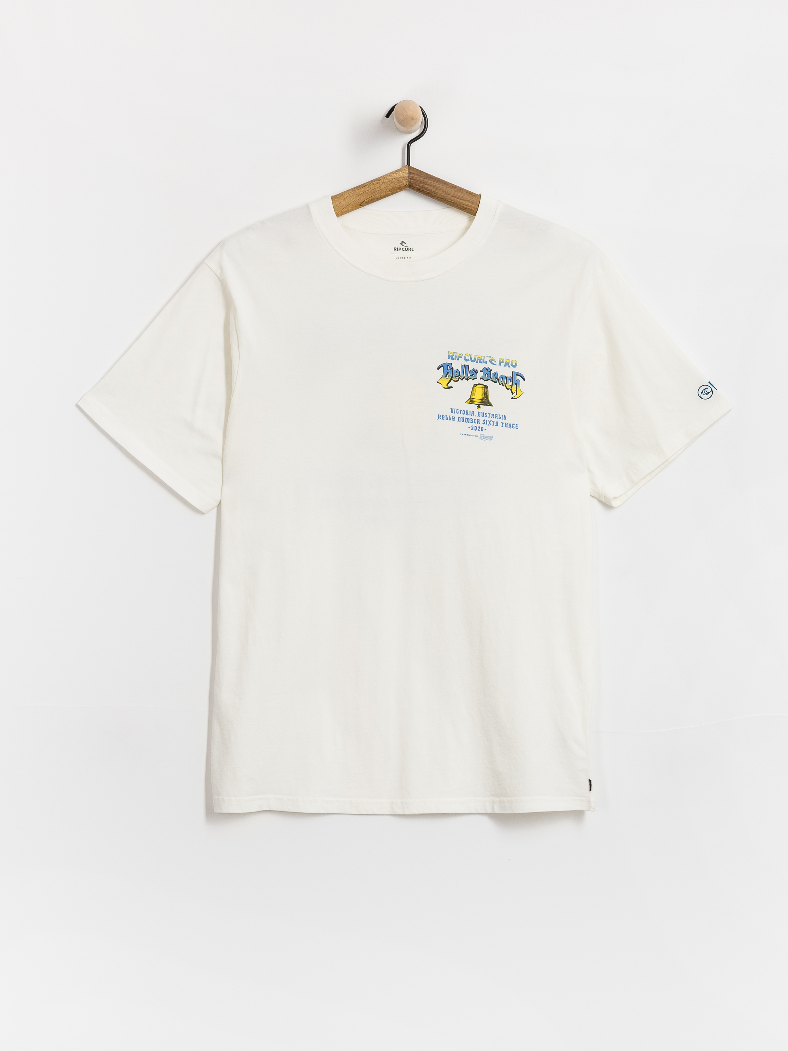 Rip Curl Bells Pro 26 Bell Logo T-Shirt (bone)