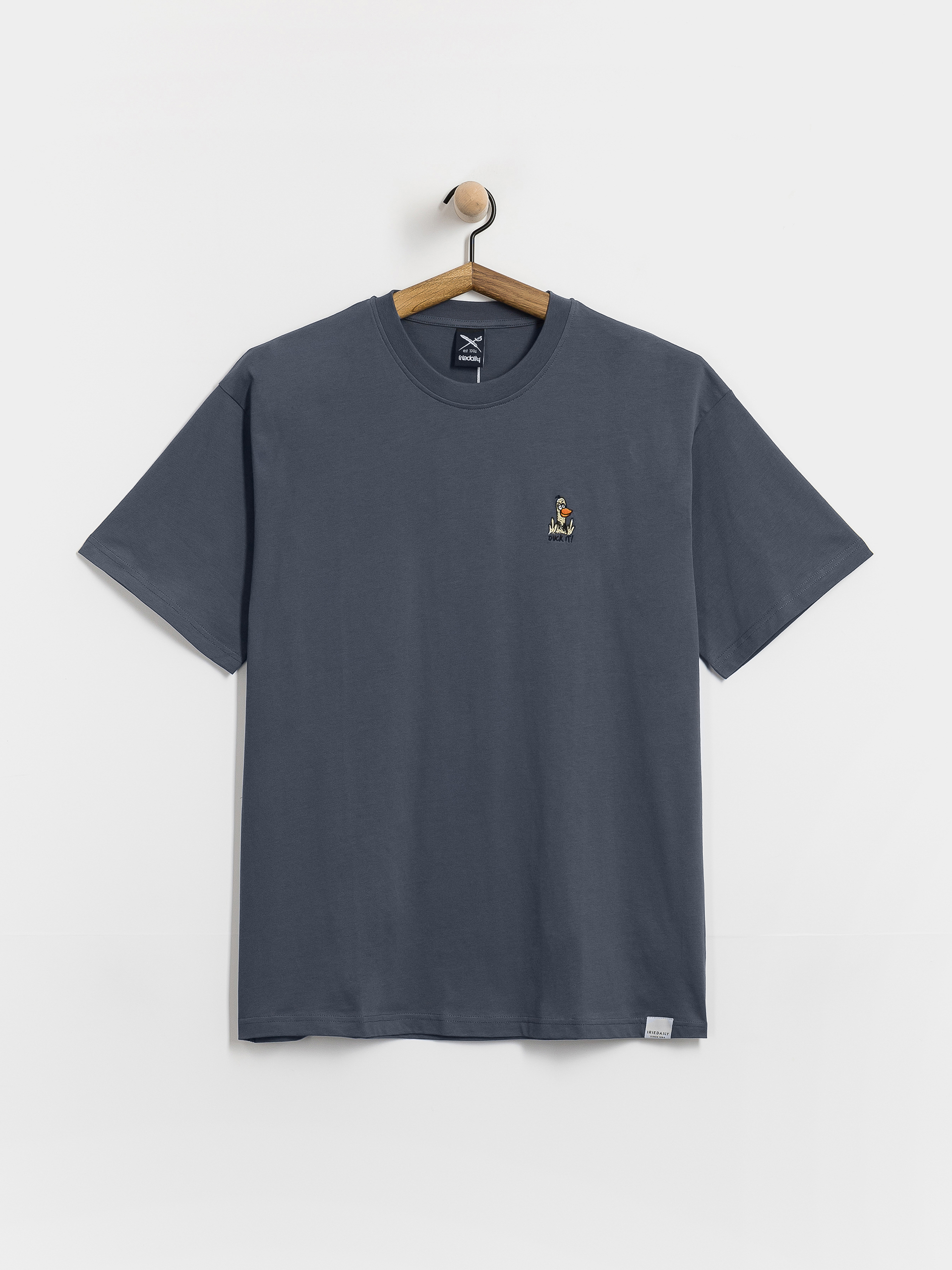 Iriedaily What The Duck T-Shirt (dark steel)