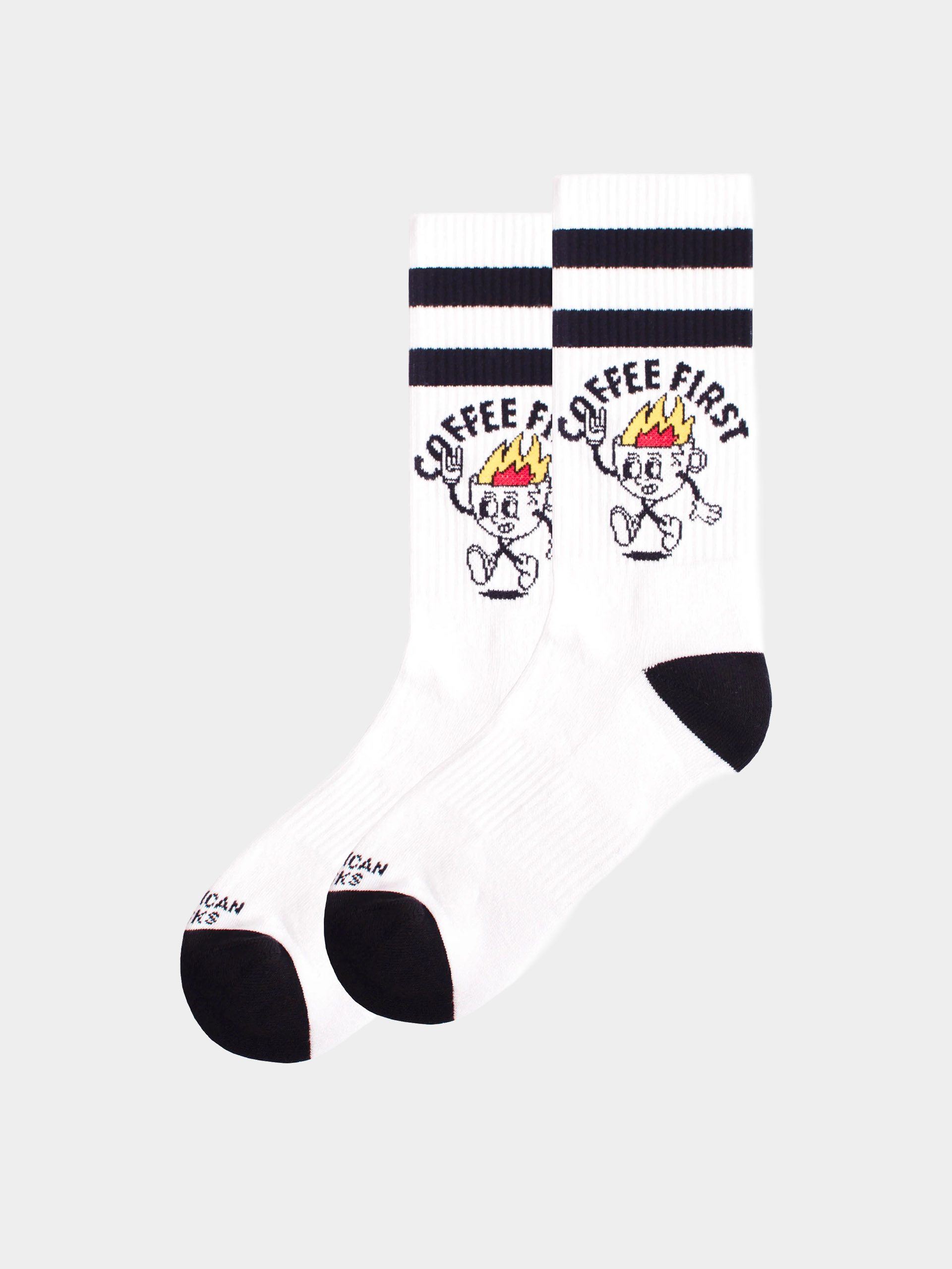 American Socks Socken Coffee First