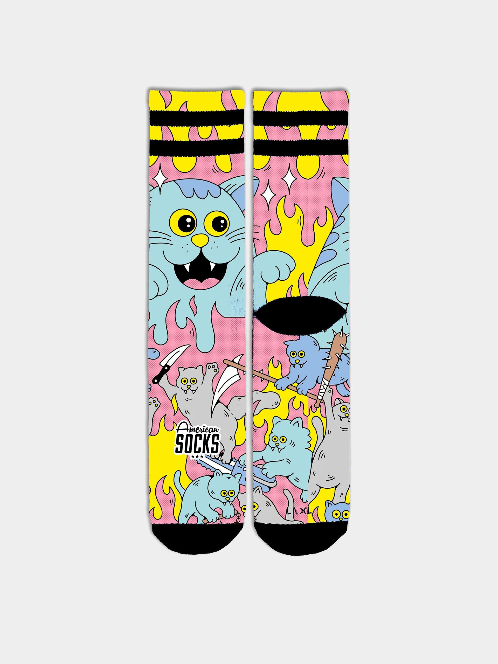 American Socks Socks Killer Kitties