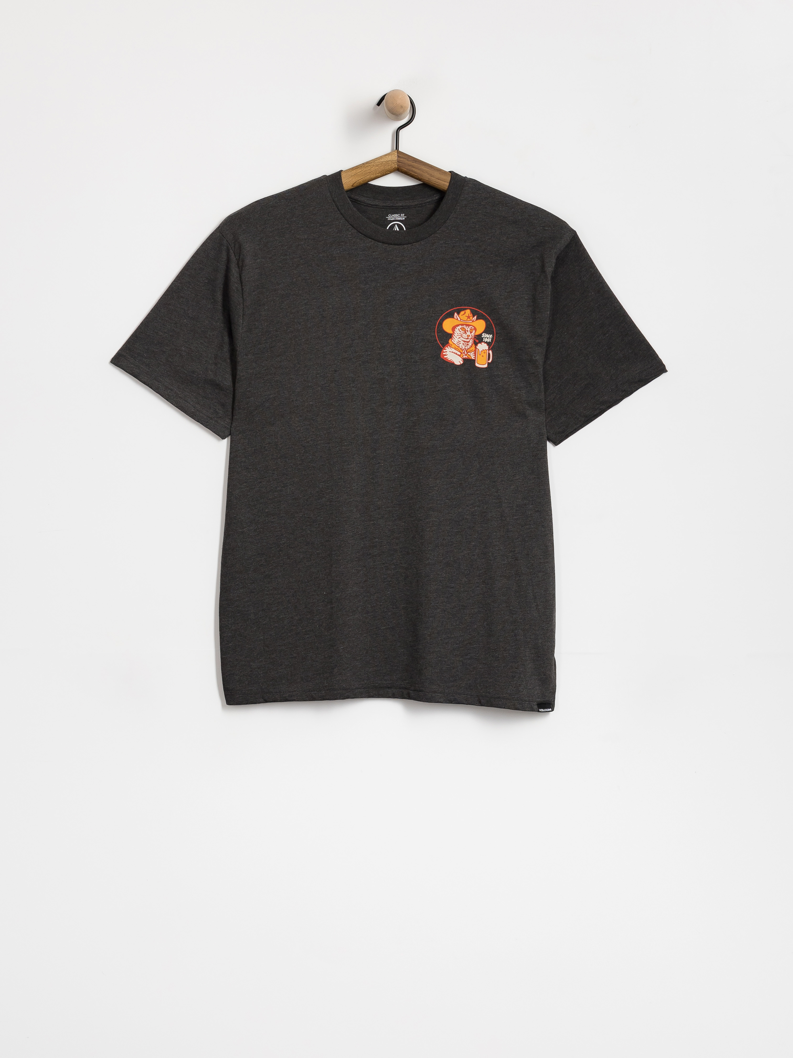 Volcom Meowdy Hth T-Shirt (heather black)