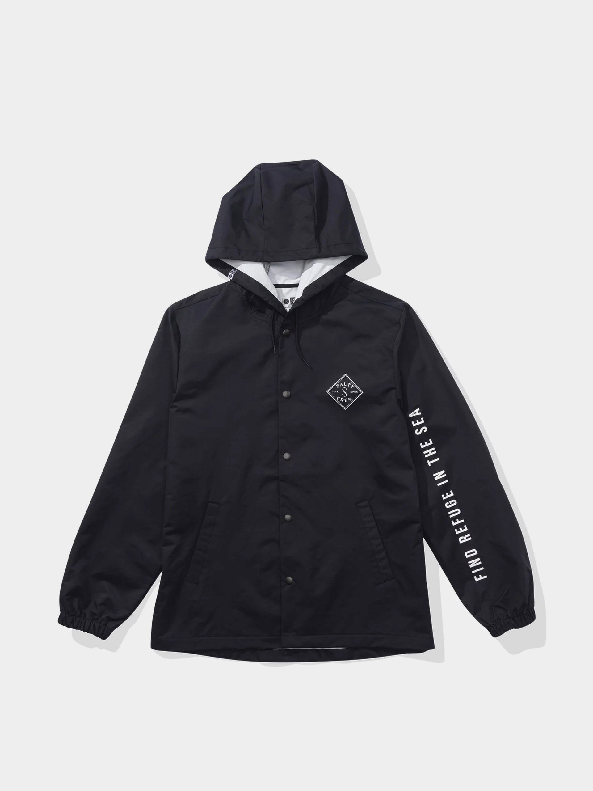 Salty Crew Tippet Snap Jacke (black)