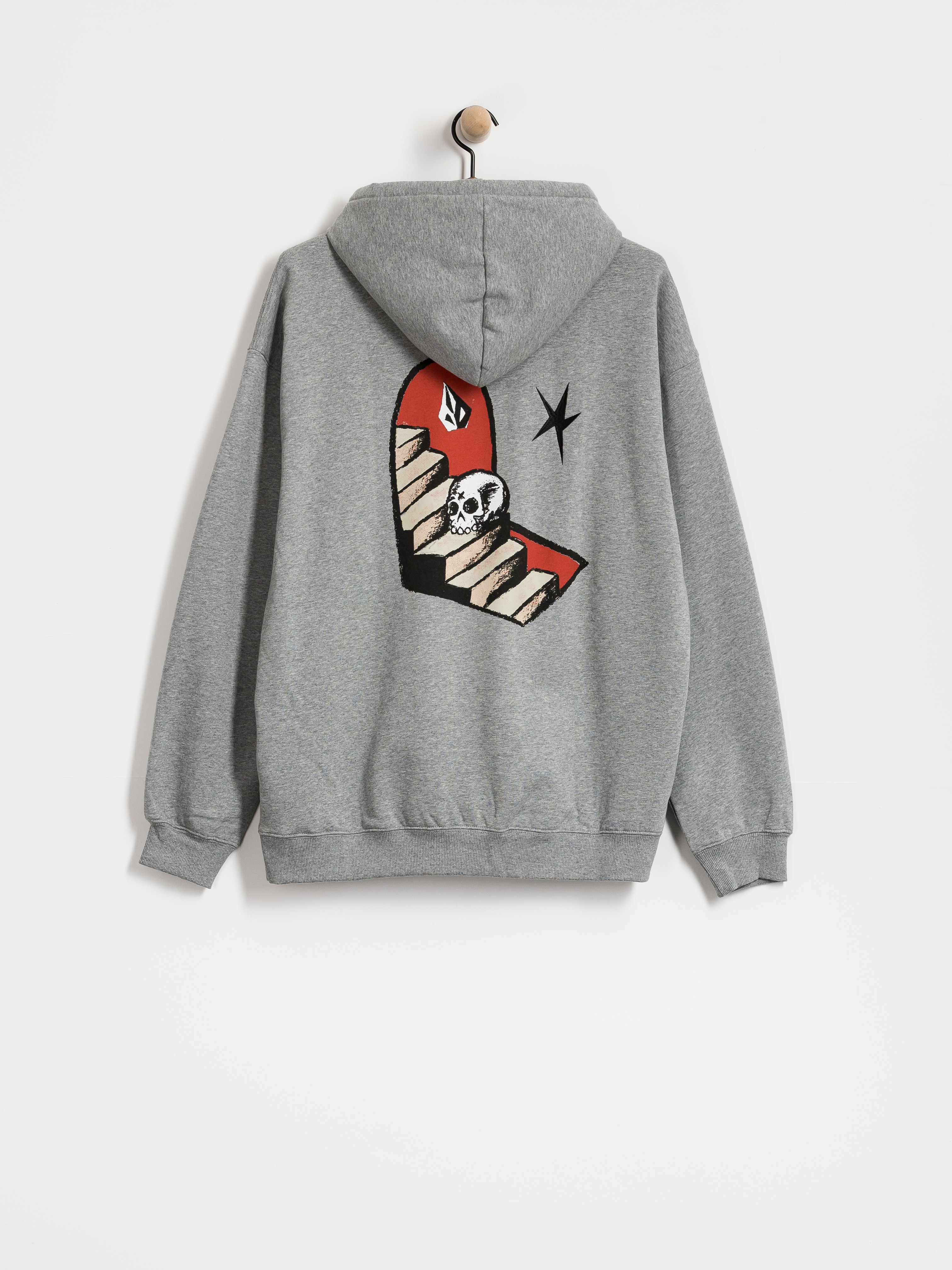 Stussy Basic HD Hoodie - grey (ash heather)