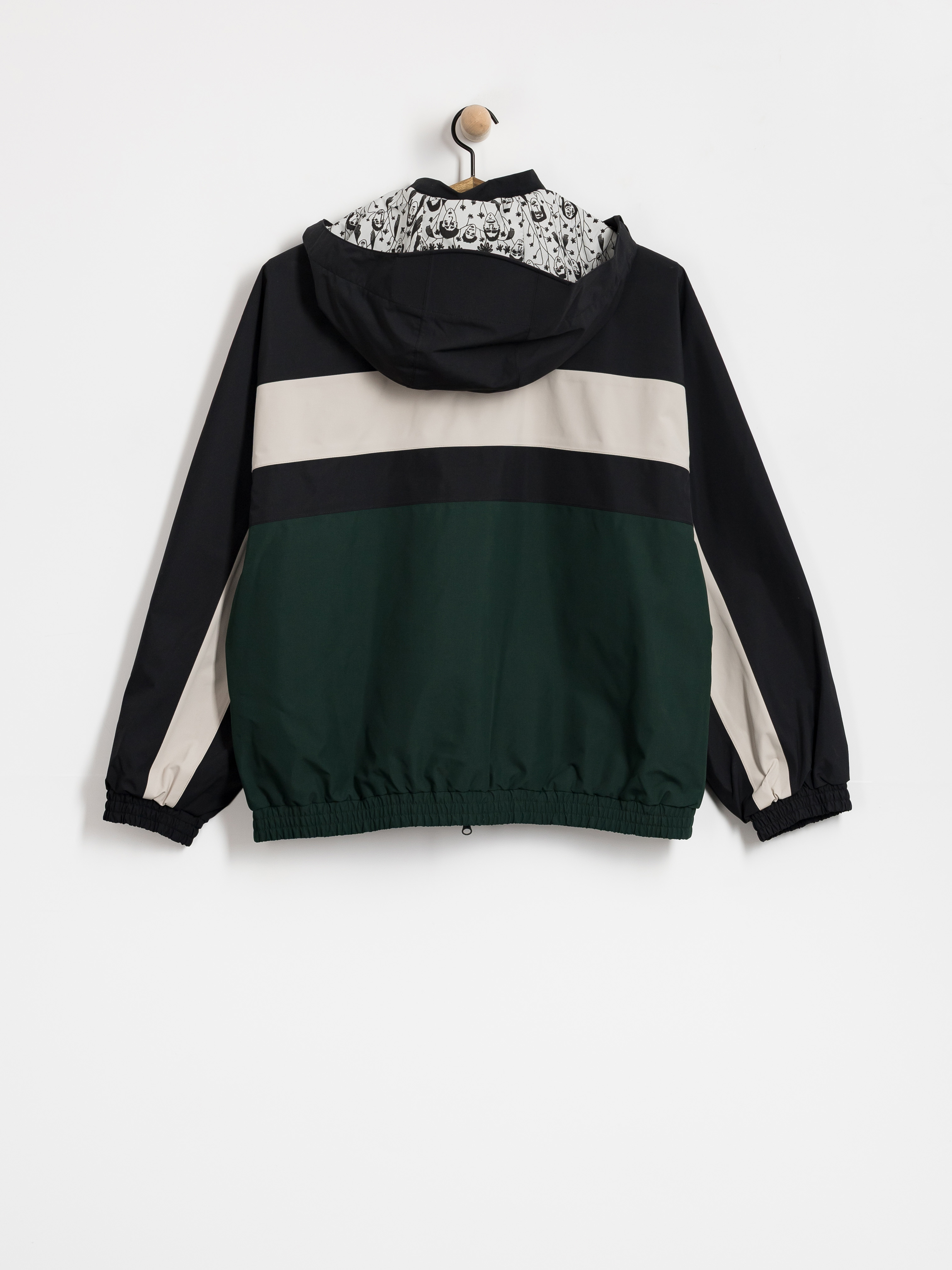 Womens Volcom Dlm Snowboard jacket (black green)