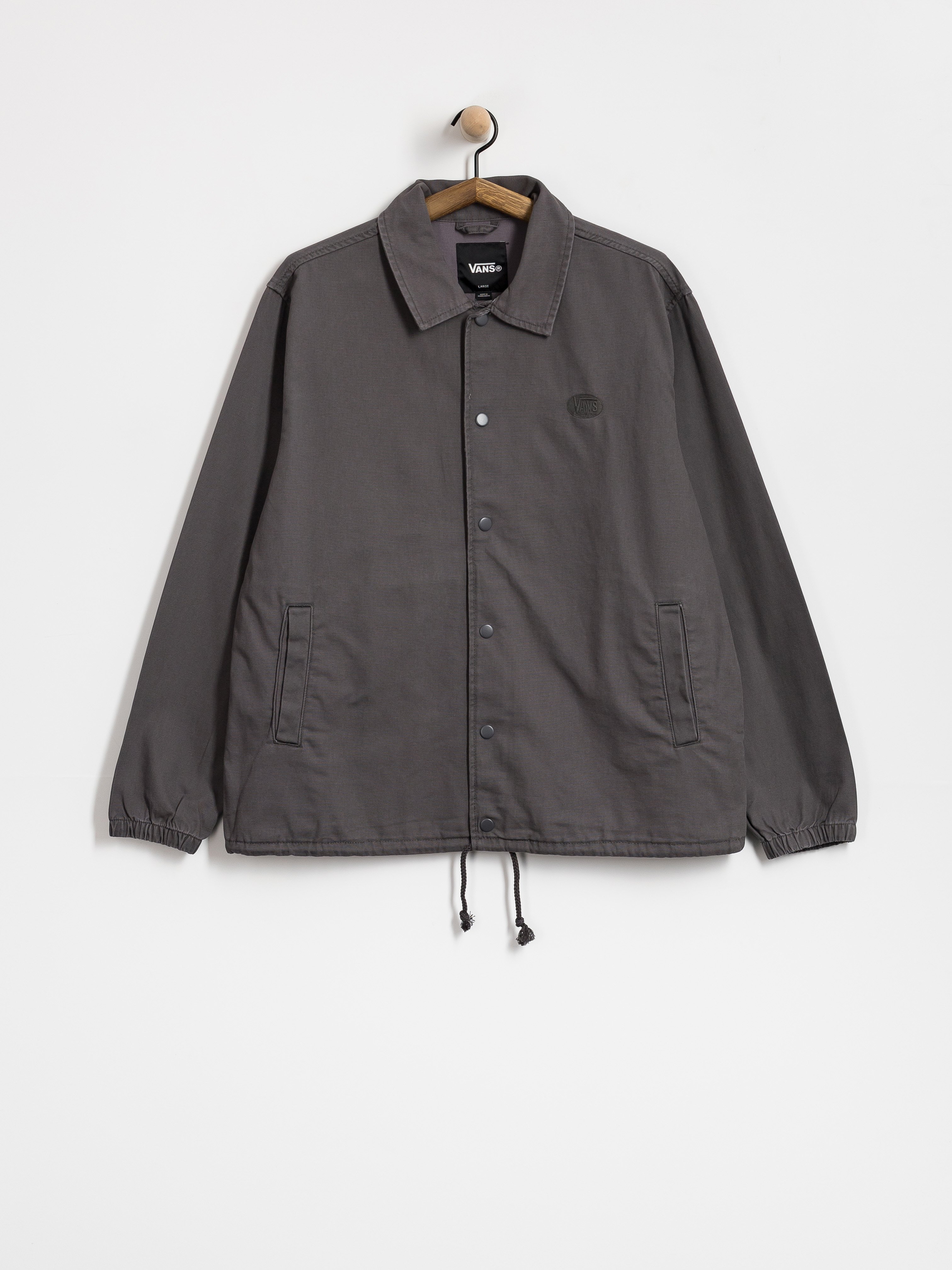 Vans Torrey Pigment Canvas Coaches Jacket (asphalt)