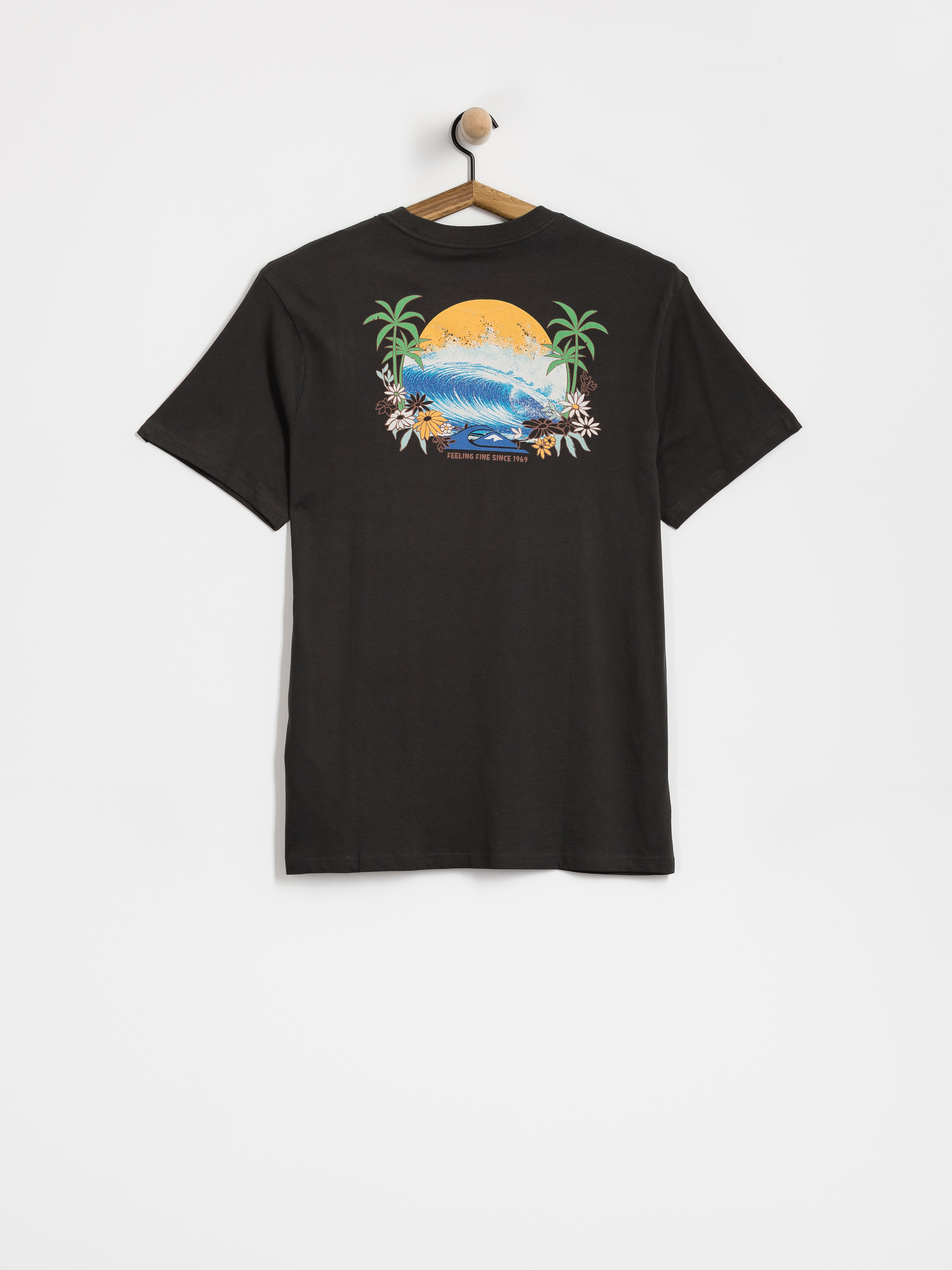 Quiksilver Ev Barrel Paradise T-Shirt (tarmac)