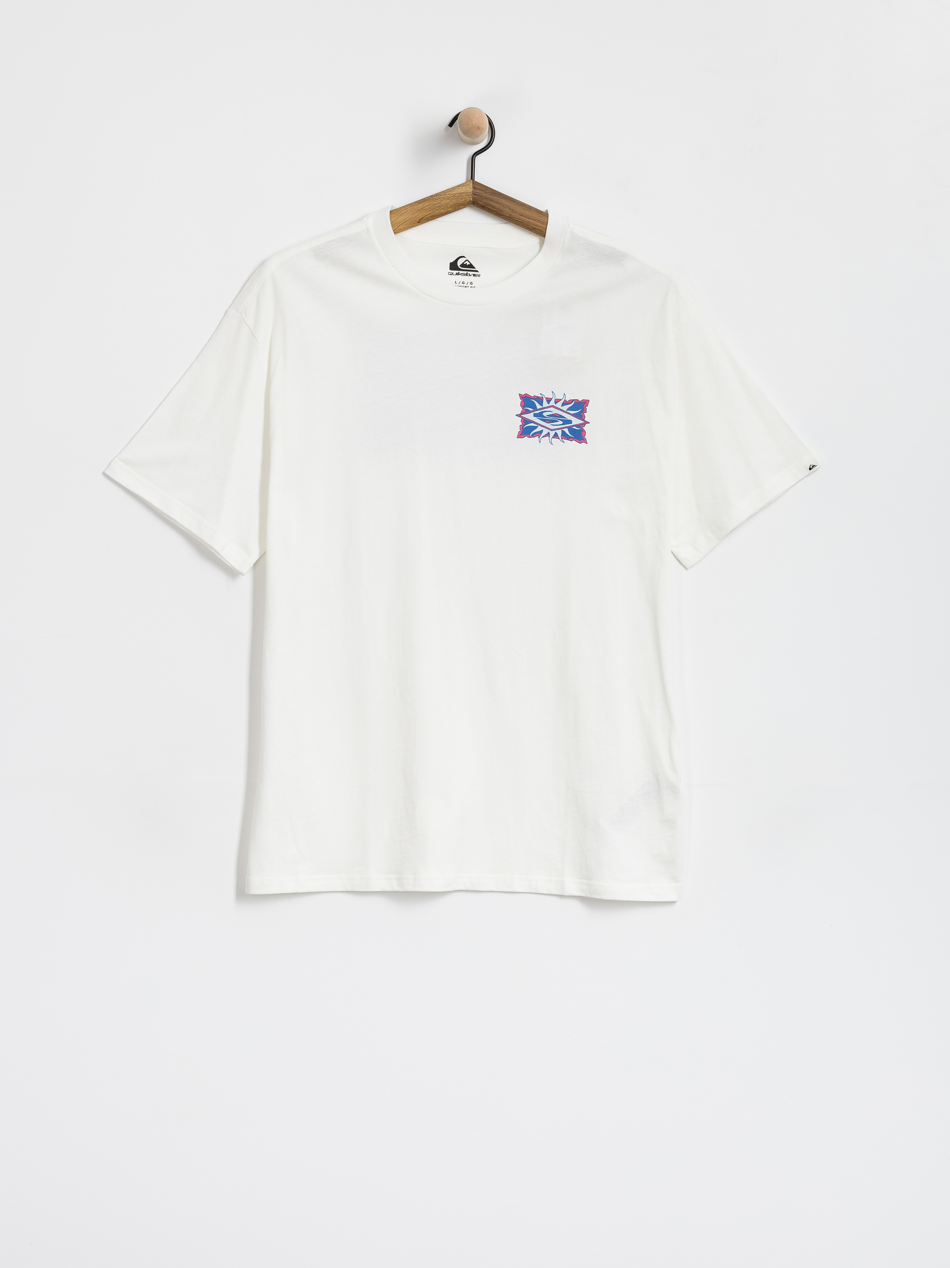 Quiksilver Ev Starfish Stamp T-Shirt (snow white)