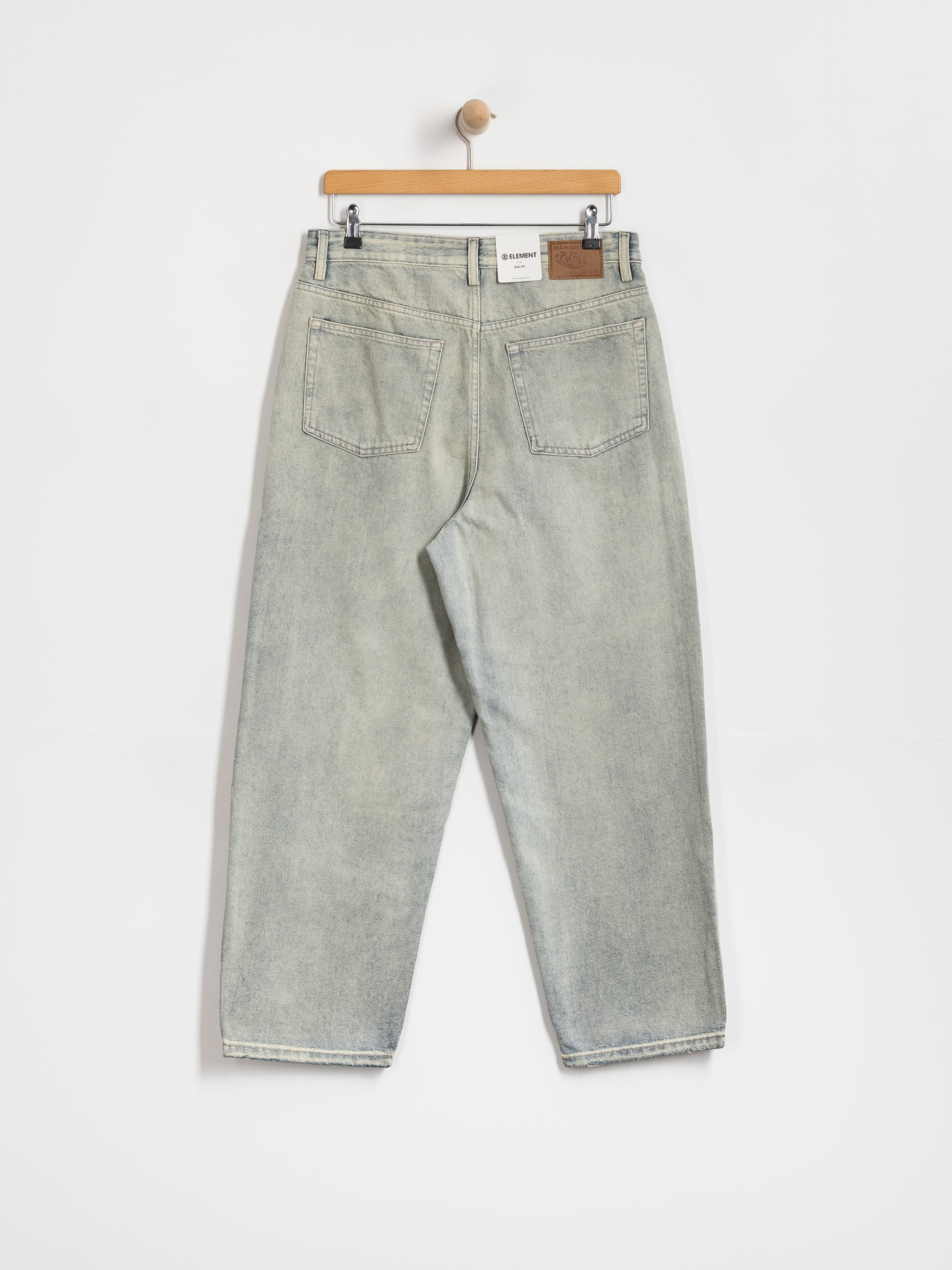 Element Big 5 Denim Hose (ash bleach wash)