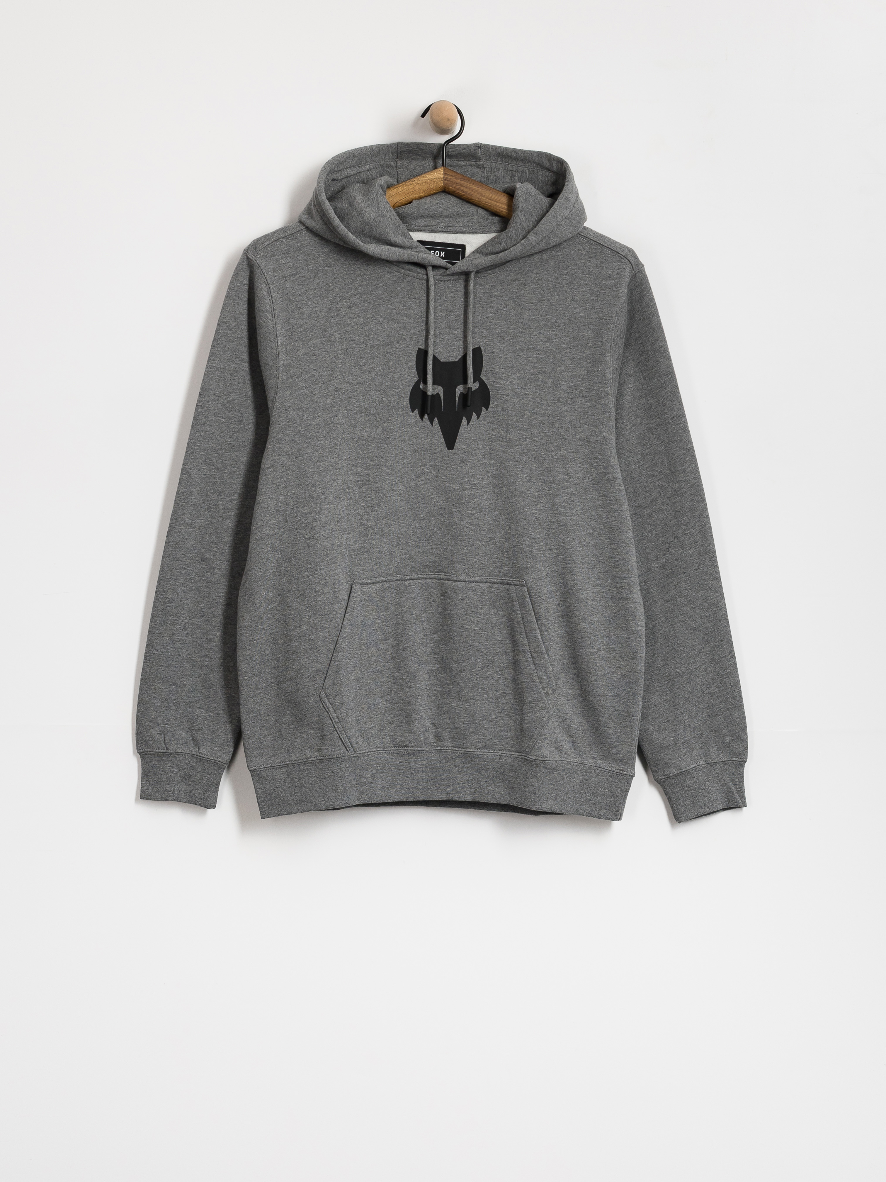 Fox Fox Head HD Hoodie (heather graphite)