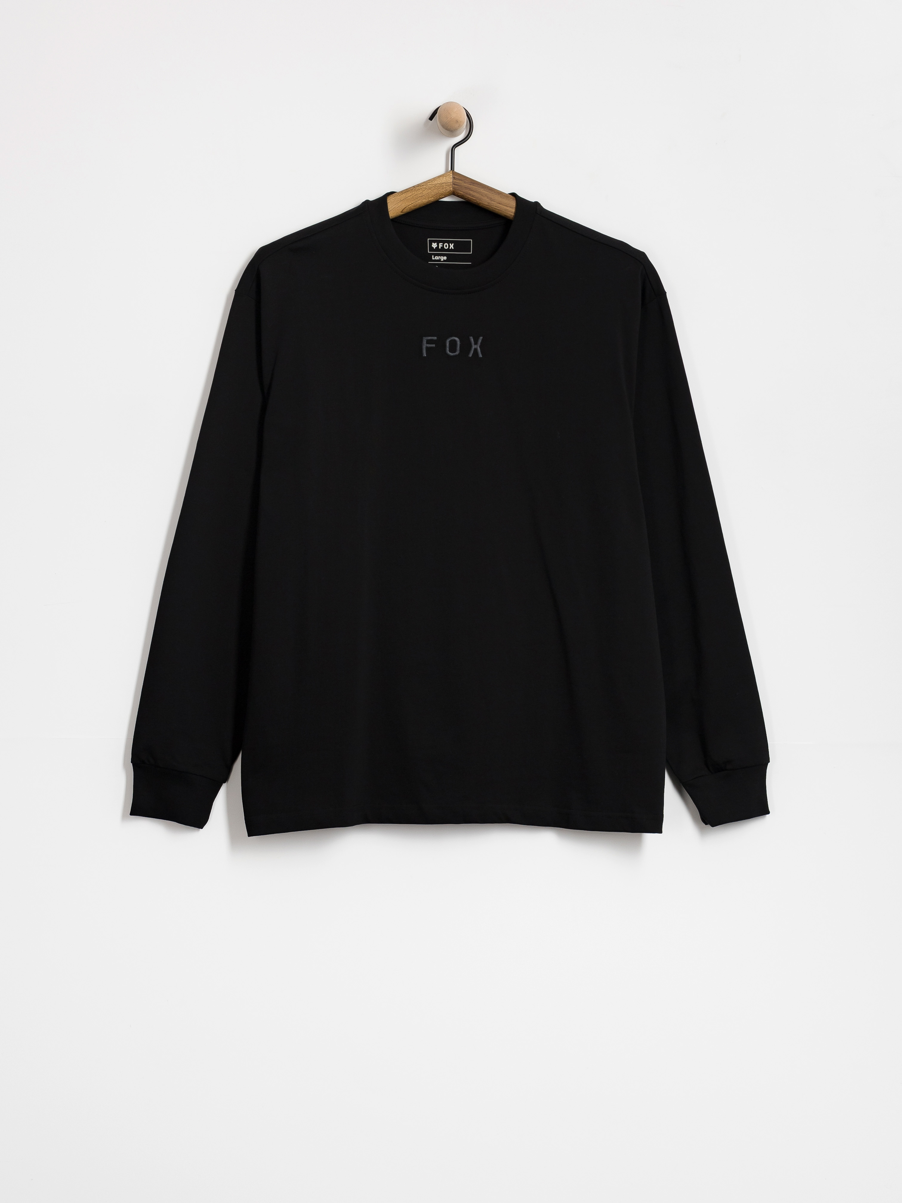 Fox Wordmark Oversized Longsleeve - black (black)
