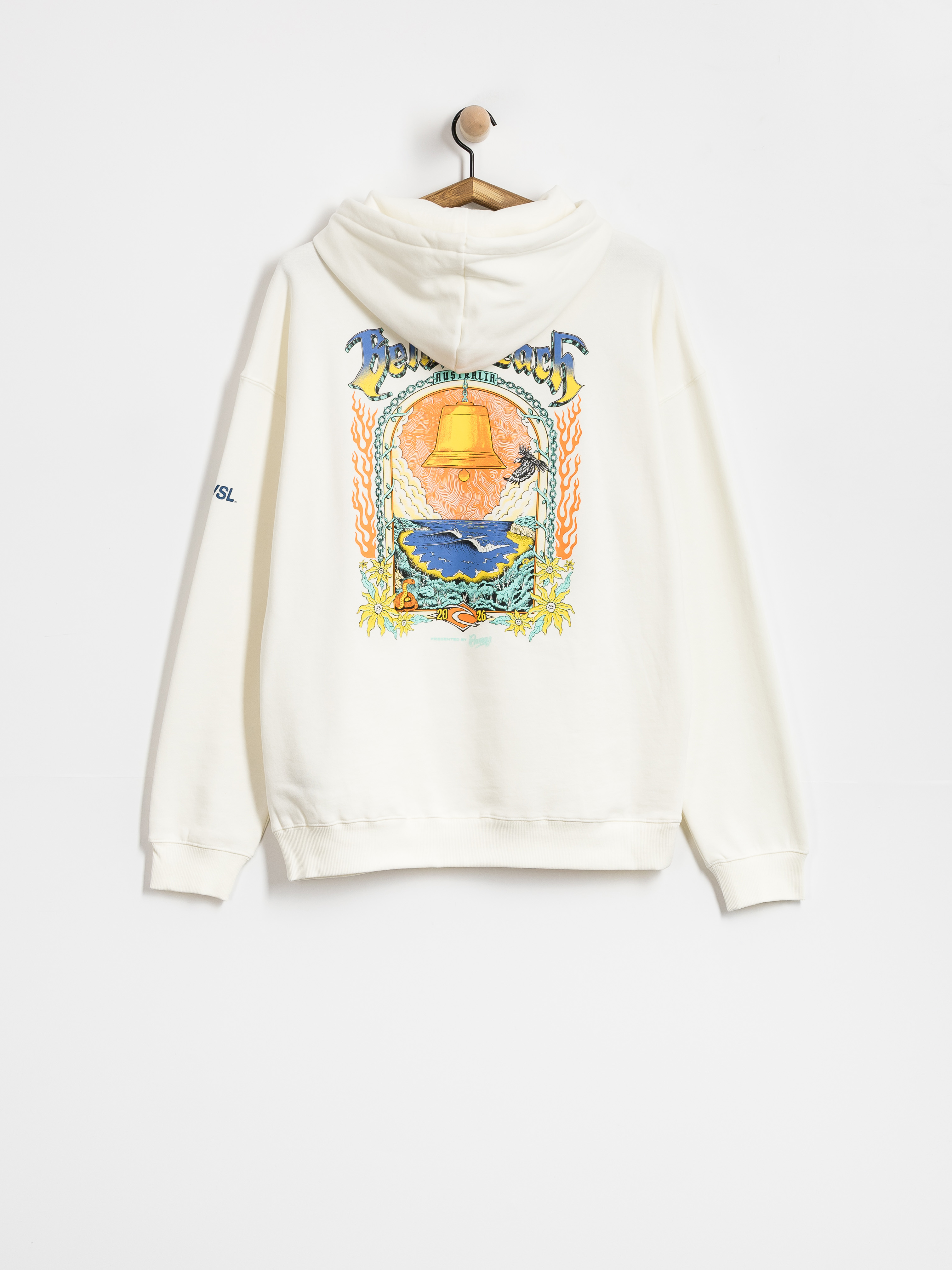 Rip Curl Bells Pro 26 HD Hoodie - white (bone)