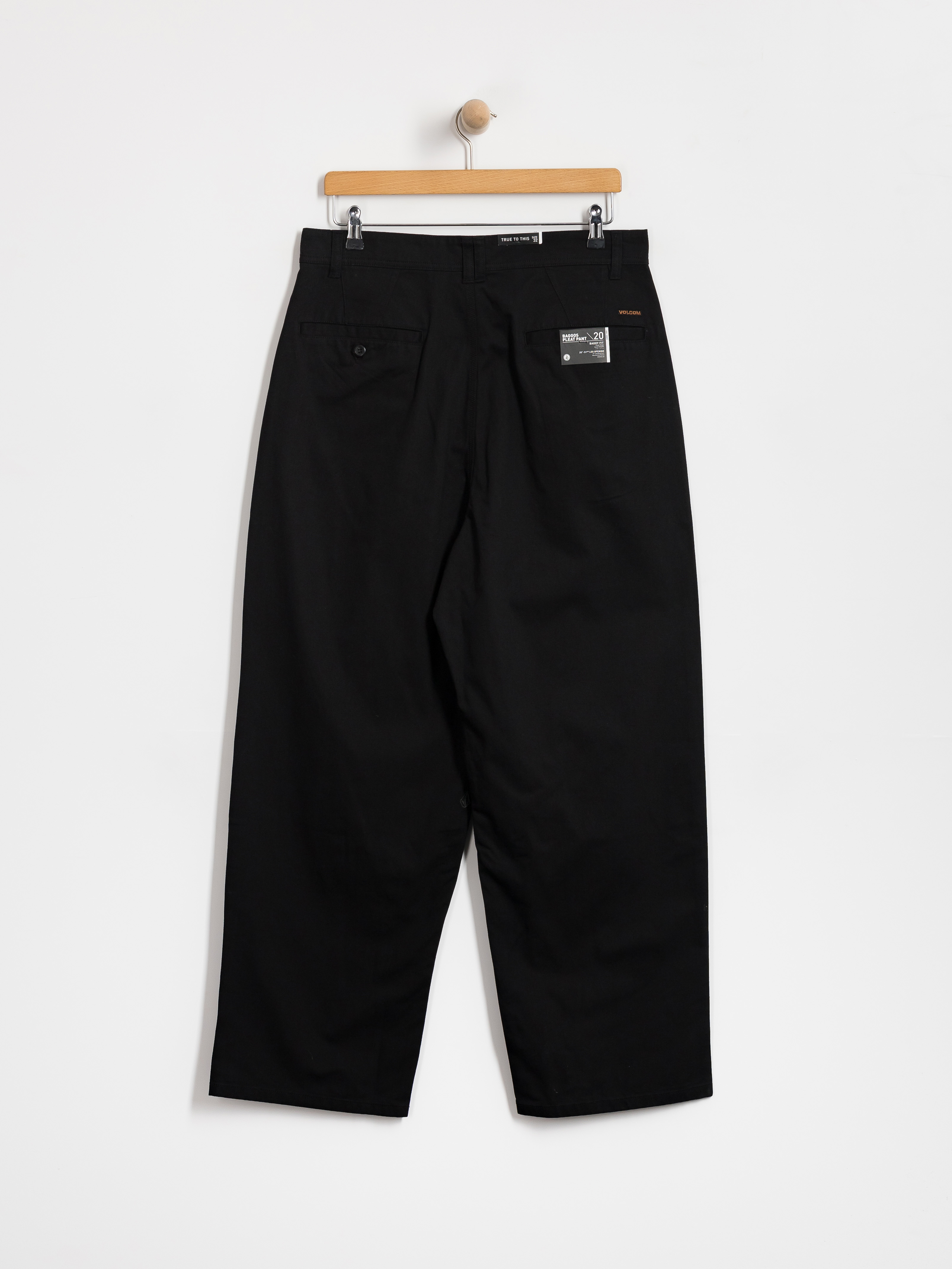 Volcom Baggos Pleat Pants (black)