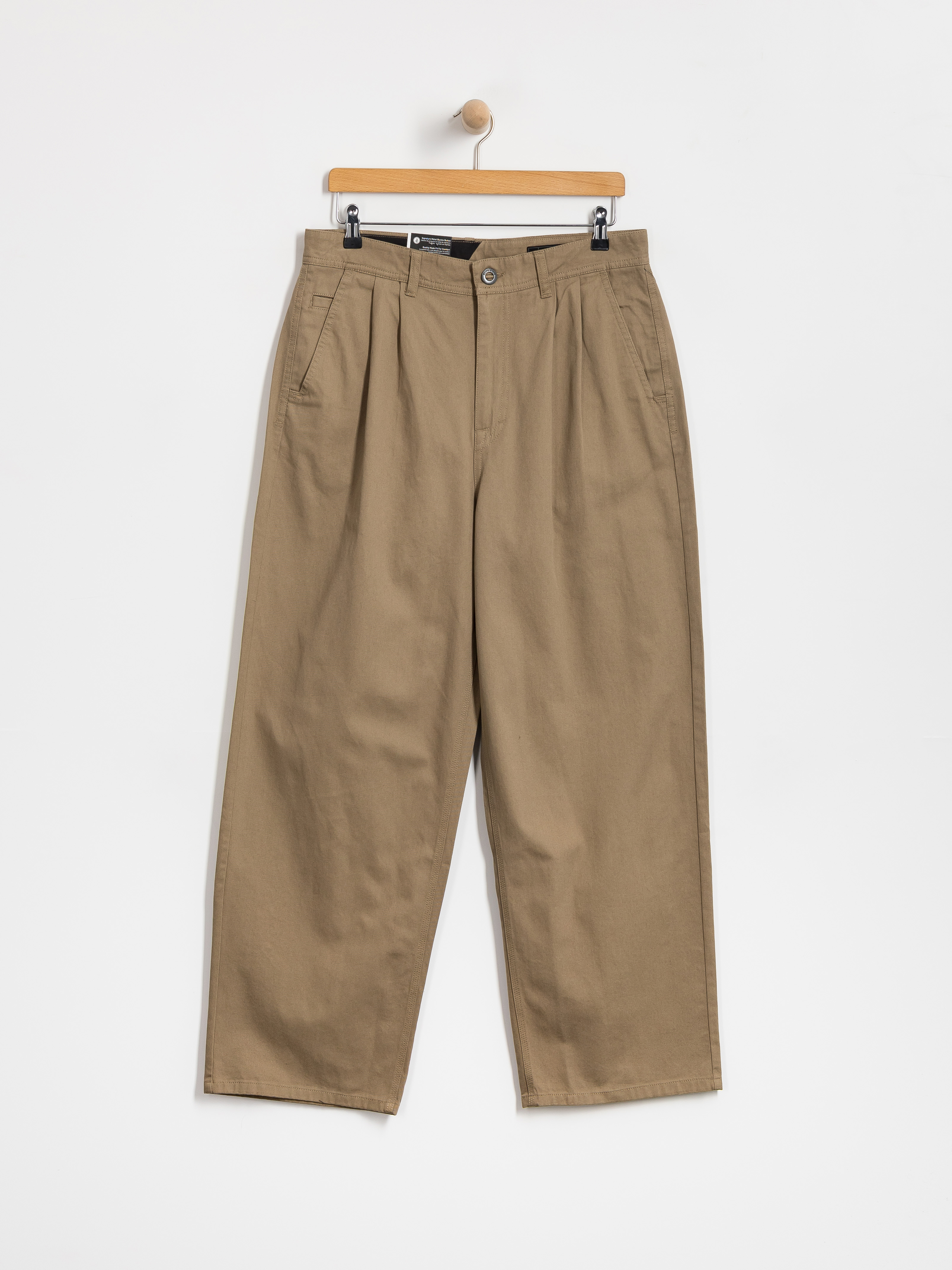 Volcom Baggos Pleat Pants - brown (khaki)