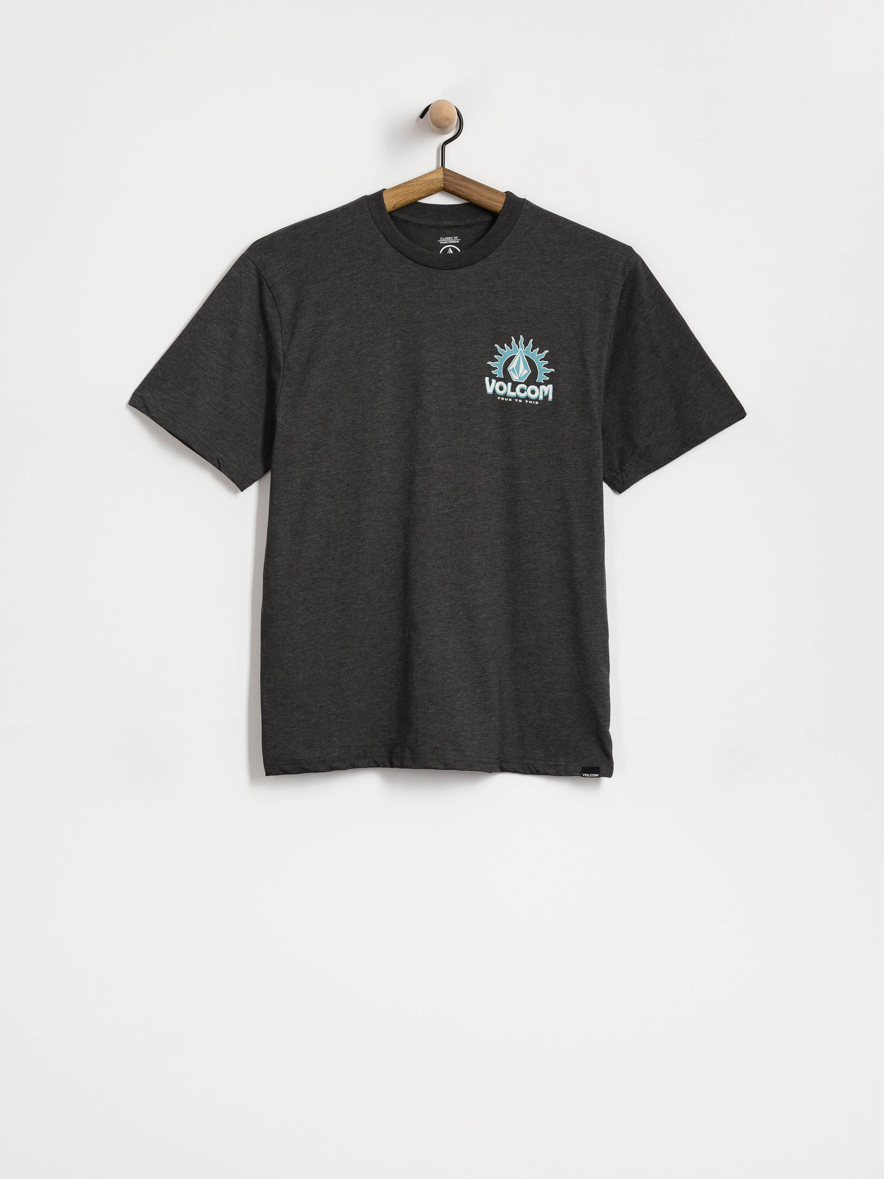 Volcom Solstice Hth T-Shirt - black (heather black)