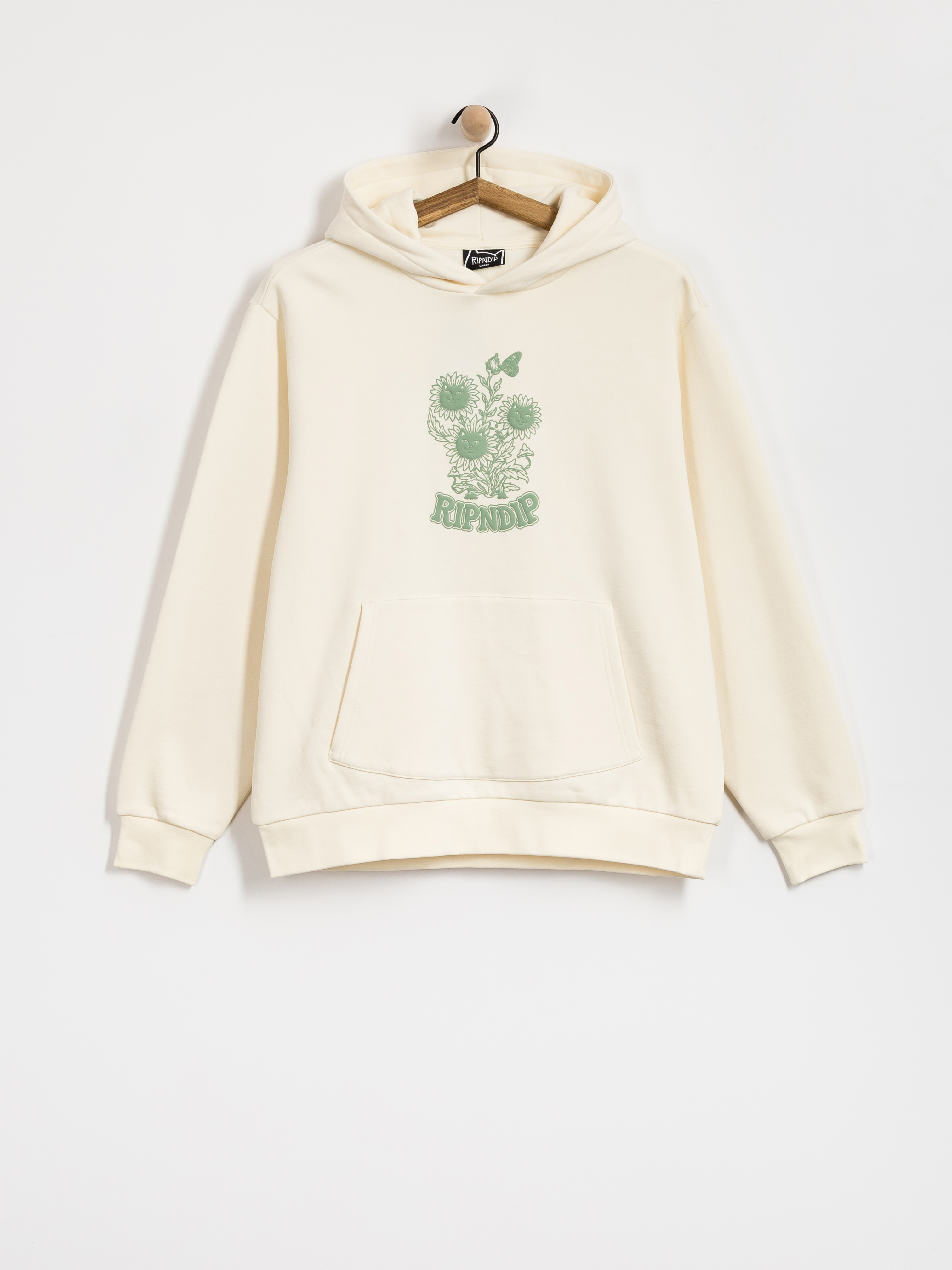 RipNDip Where The Flowers Bloom HD Hoodie (bone)