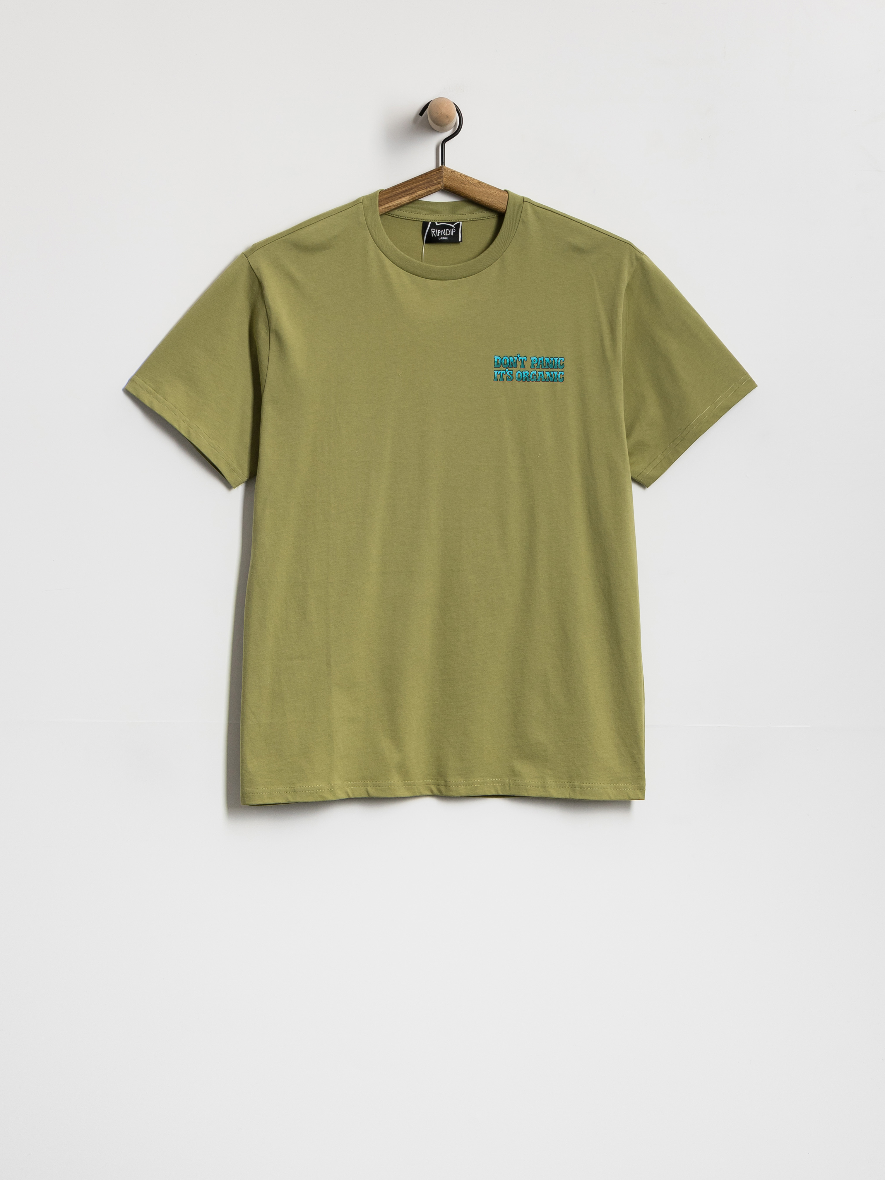 RipNDip Don'T Panic T-Shirt (light forest)