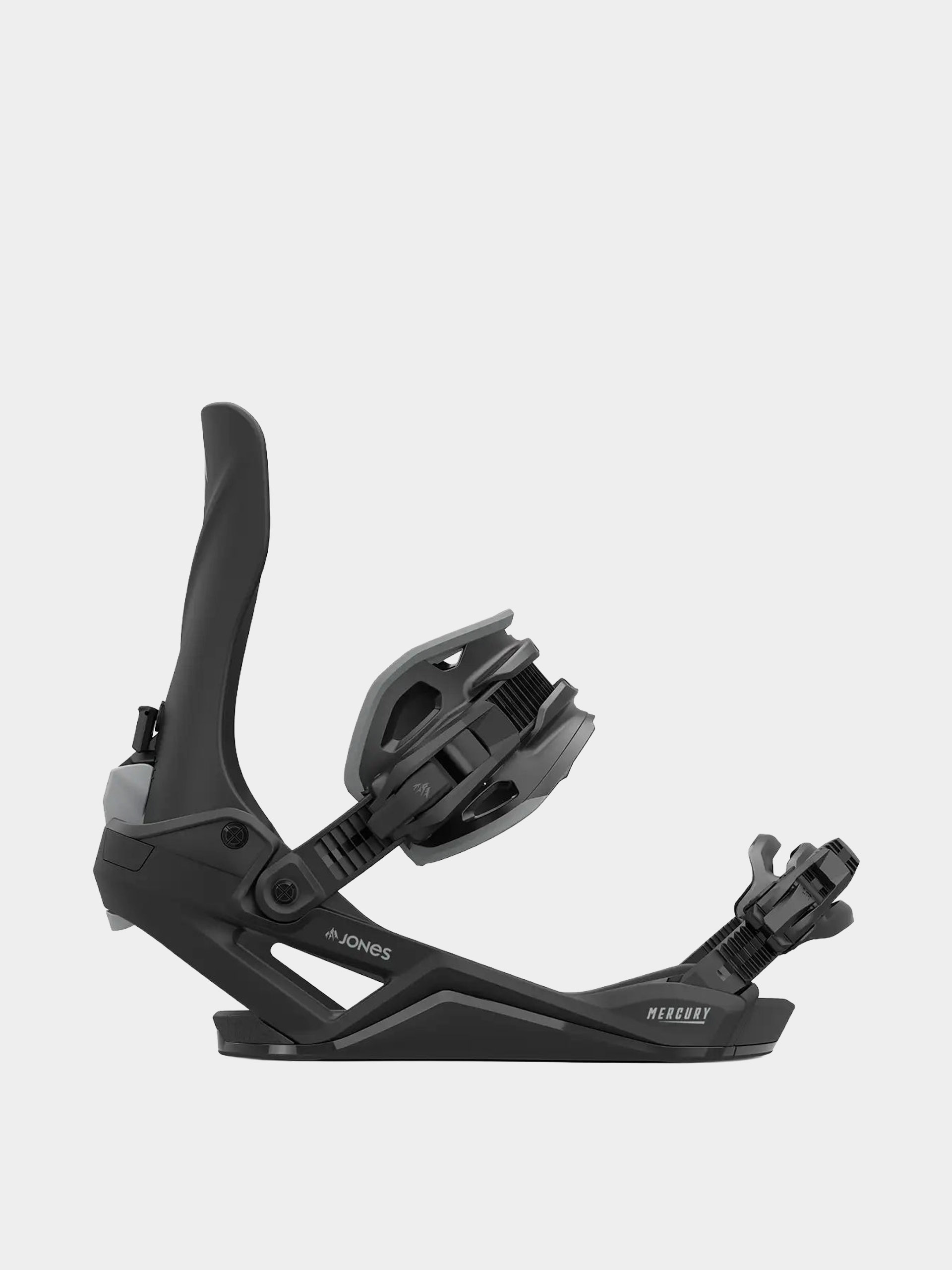 Herren Jones Snowboards Mercury Fase Snowboard bindung (stealth black)