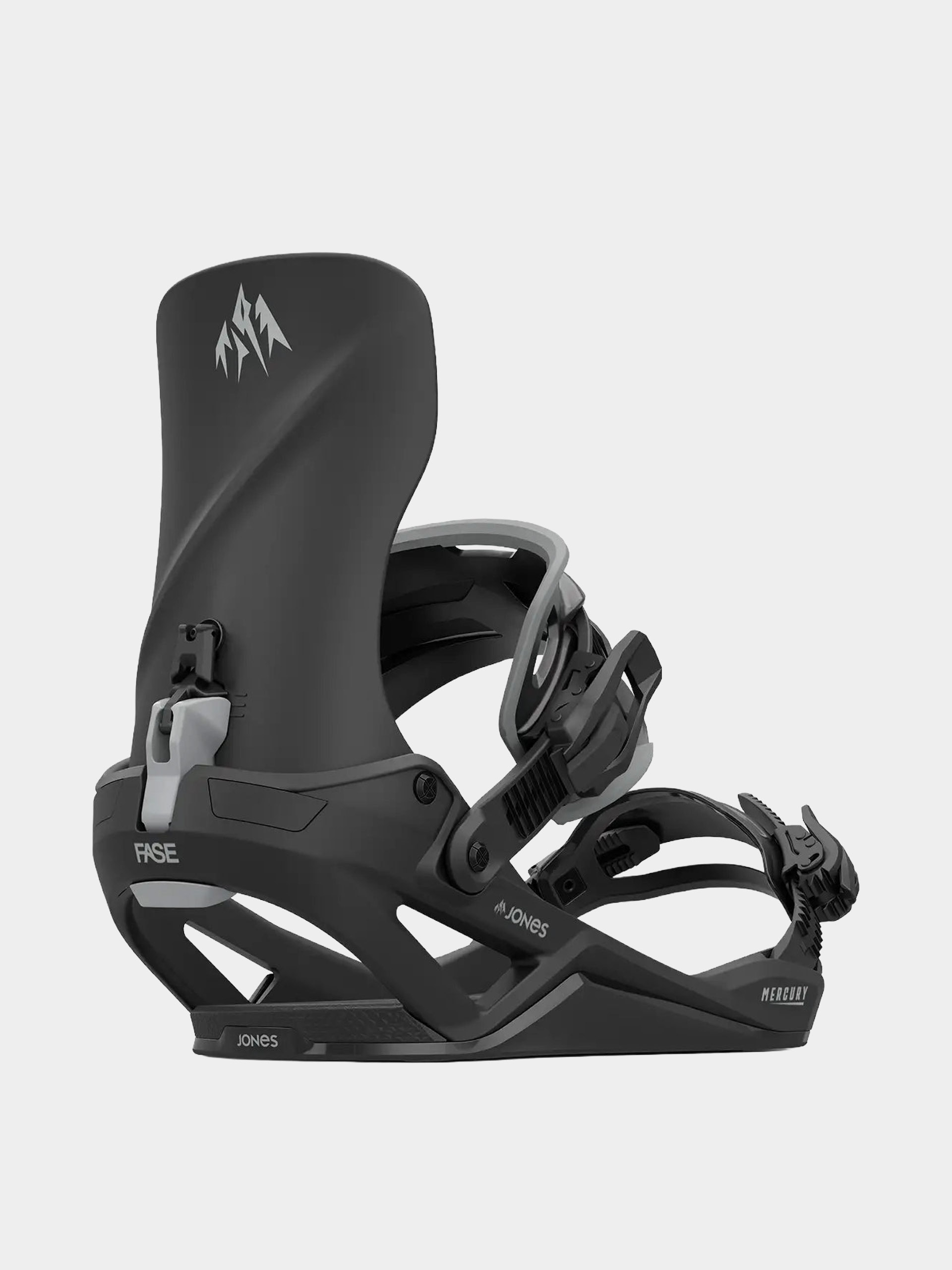 Jones Snowboards Mercury Fase Snowboard bindings (stealth black)