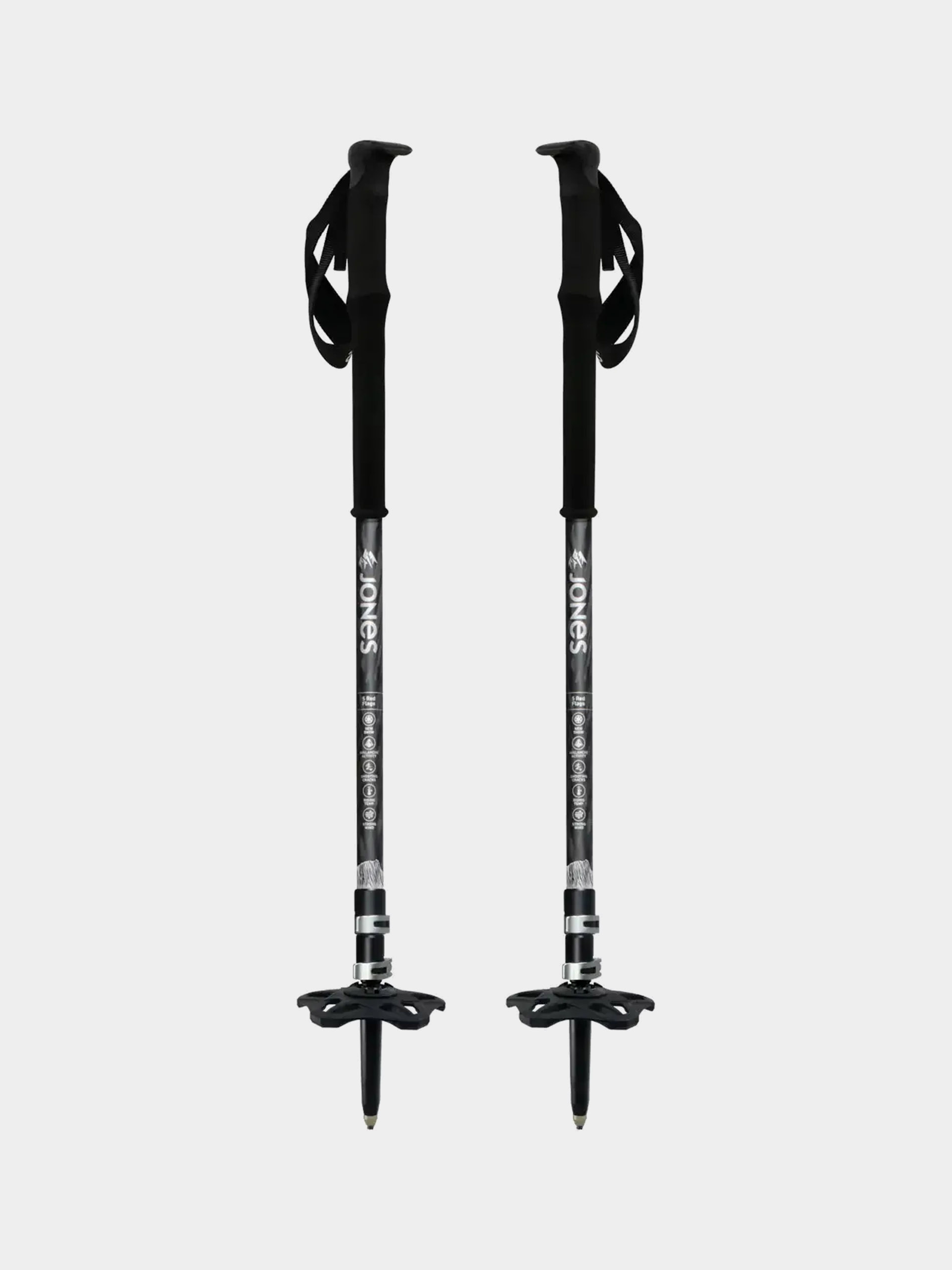 Jones Snowboards Flip Lock Talon Pro Ski stocks (black)