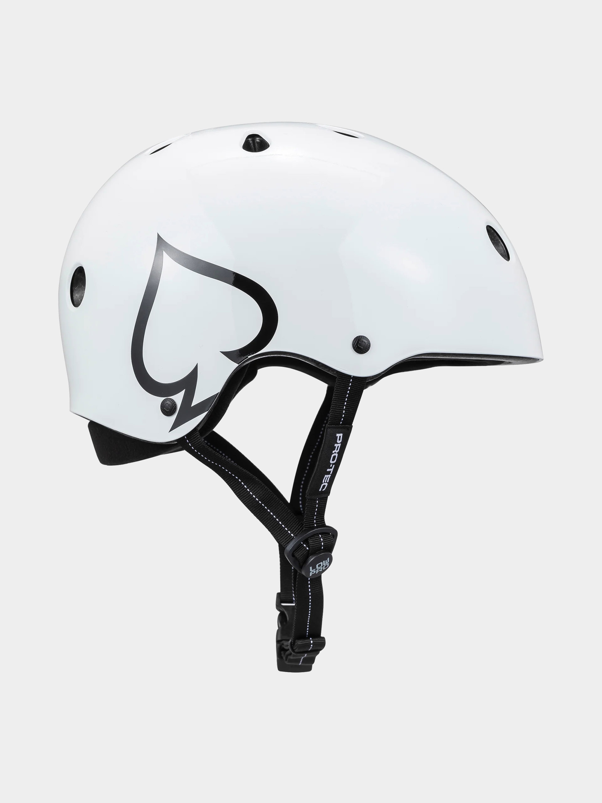 Pro Tec Helmet Low Pro (white gloss)