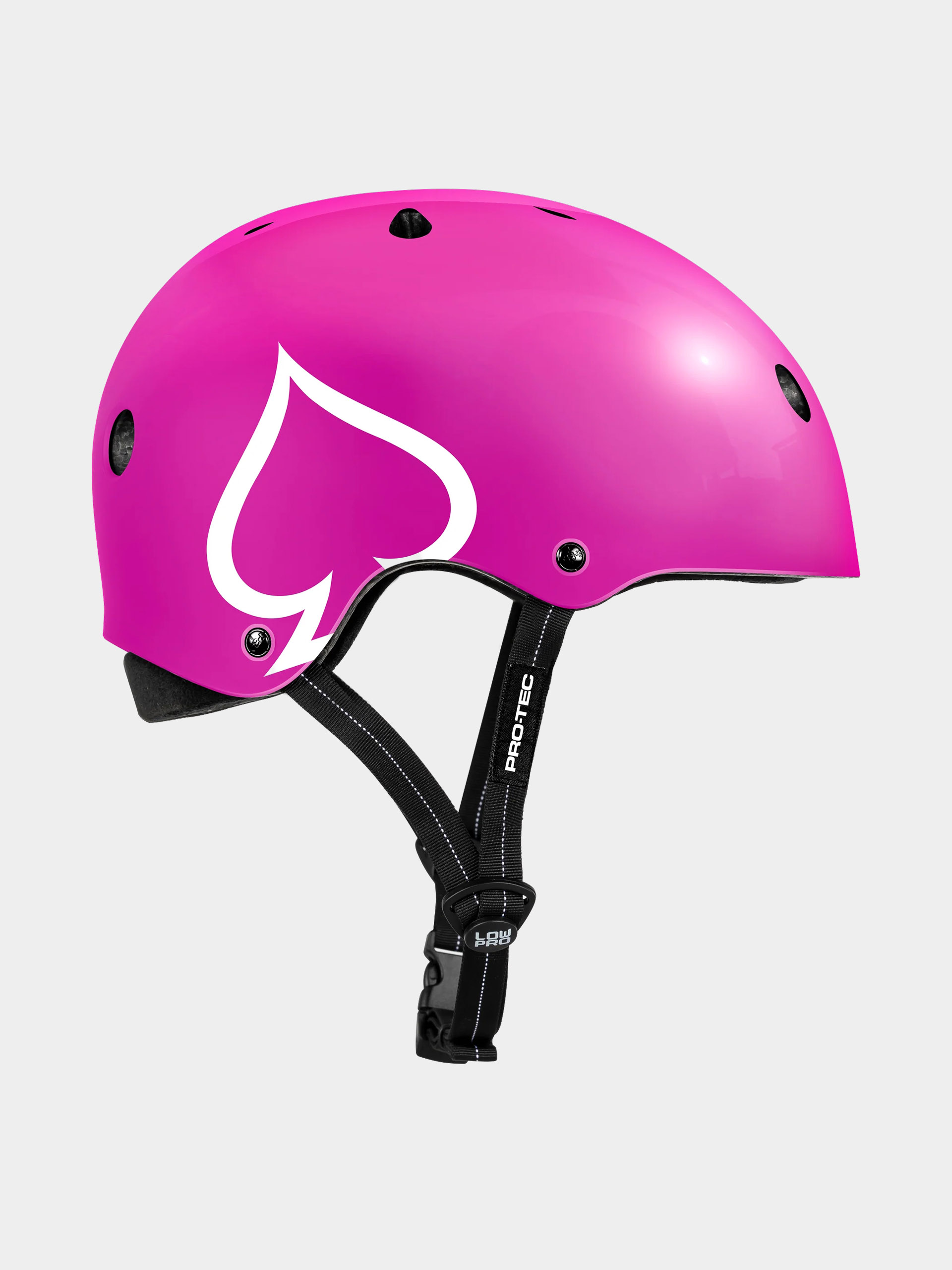 Pro Tec Helmet Low Pro (gloss pink)