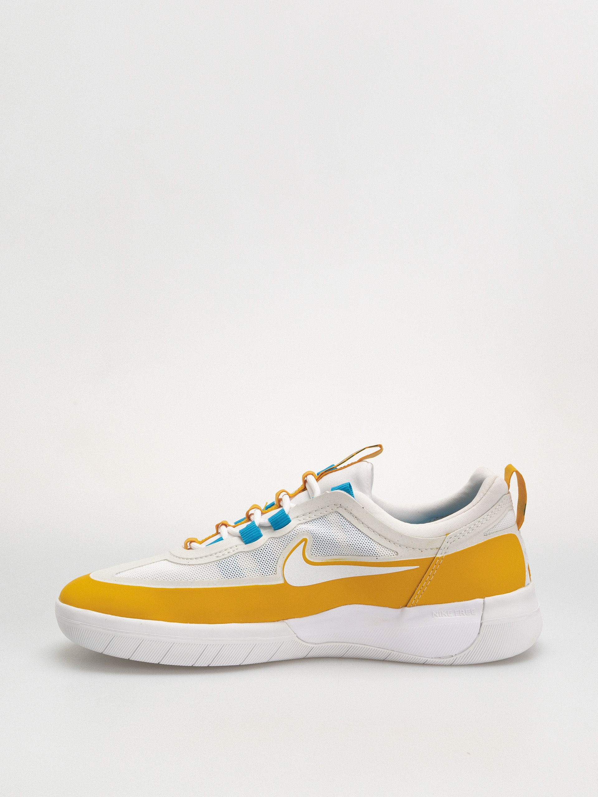 Nike SB Nyjah Free 2 Shoes (dark sulfur/white laser blue)