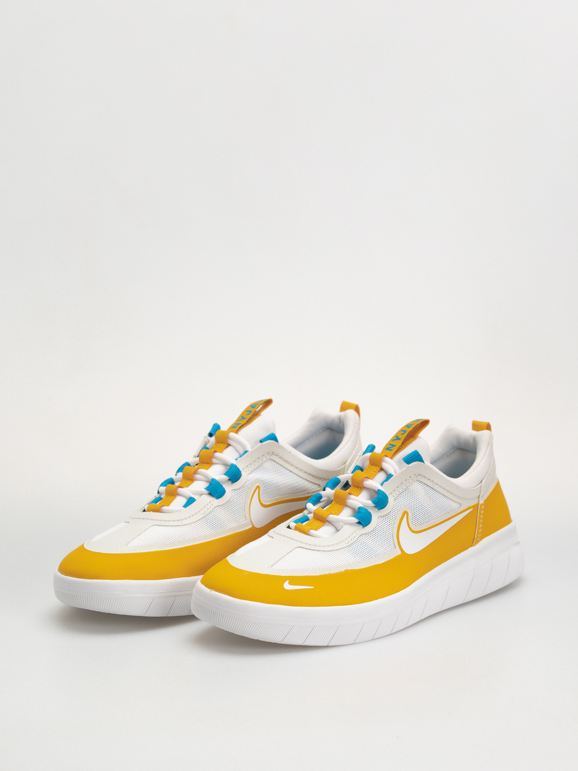 Nike SB Nyjah Free 2 Shoes (dark sulfur/white laser blue)