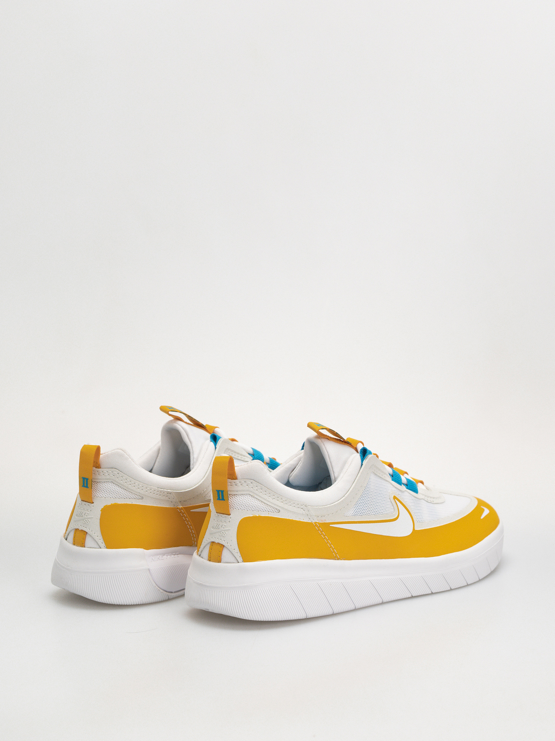 Nike SB Nyjah Free 2 Shoes (dark sulfur/white laser blue)