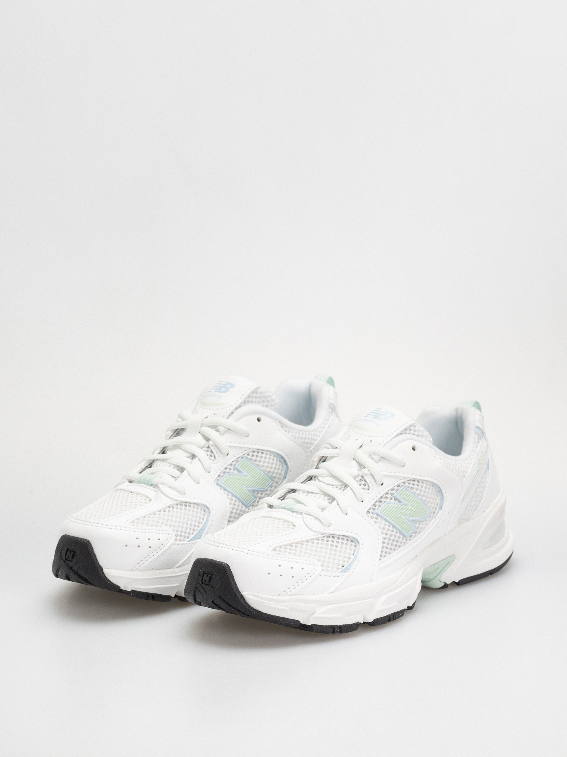 New Balance 530 JR Shoes (103 white/cosmic jade)