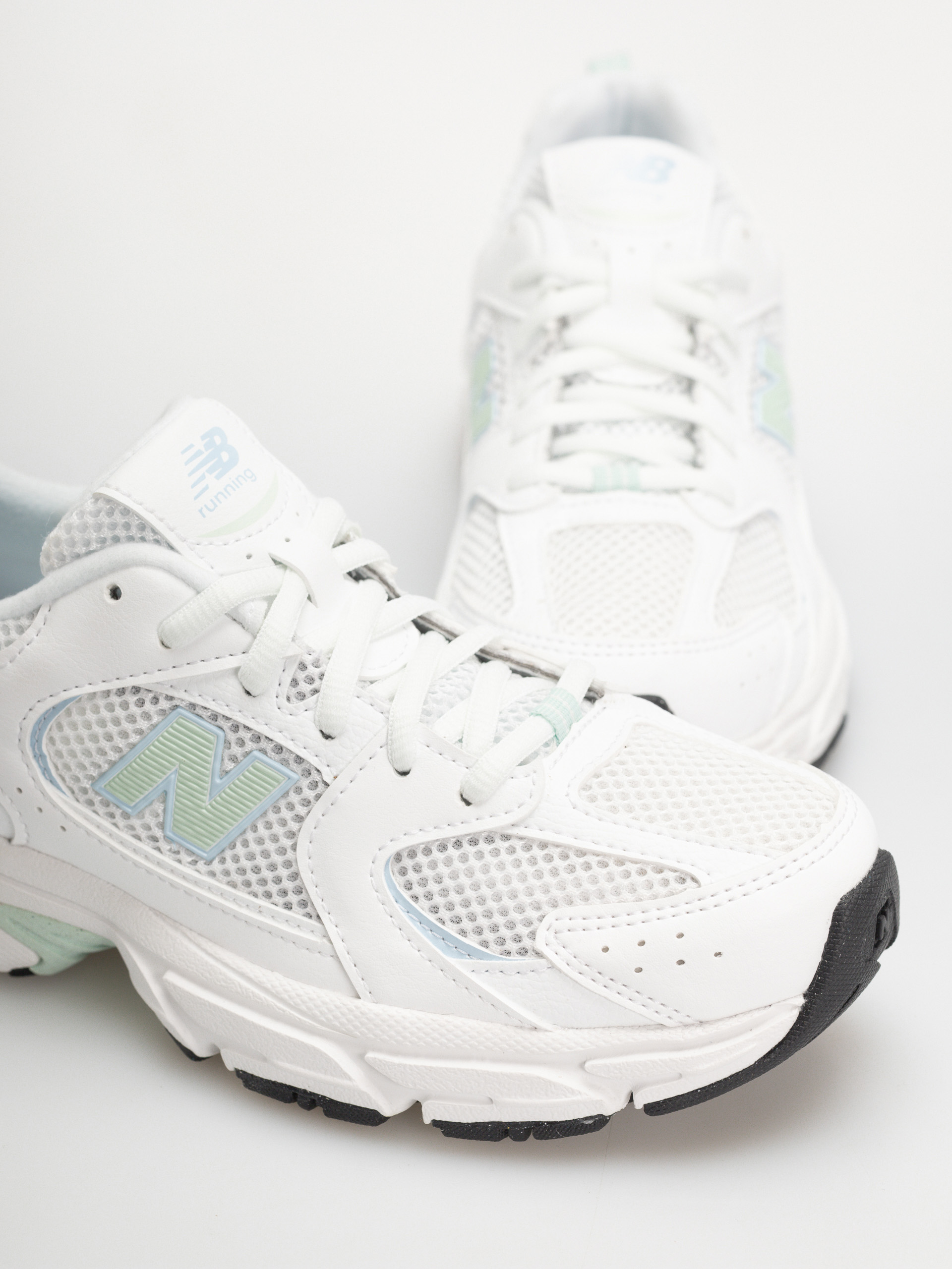 New Balance 530 JR Schuhe (103 white/cosmic jade)