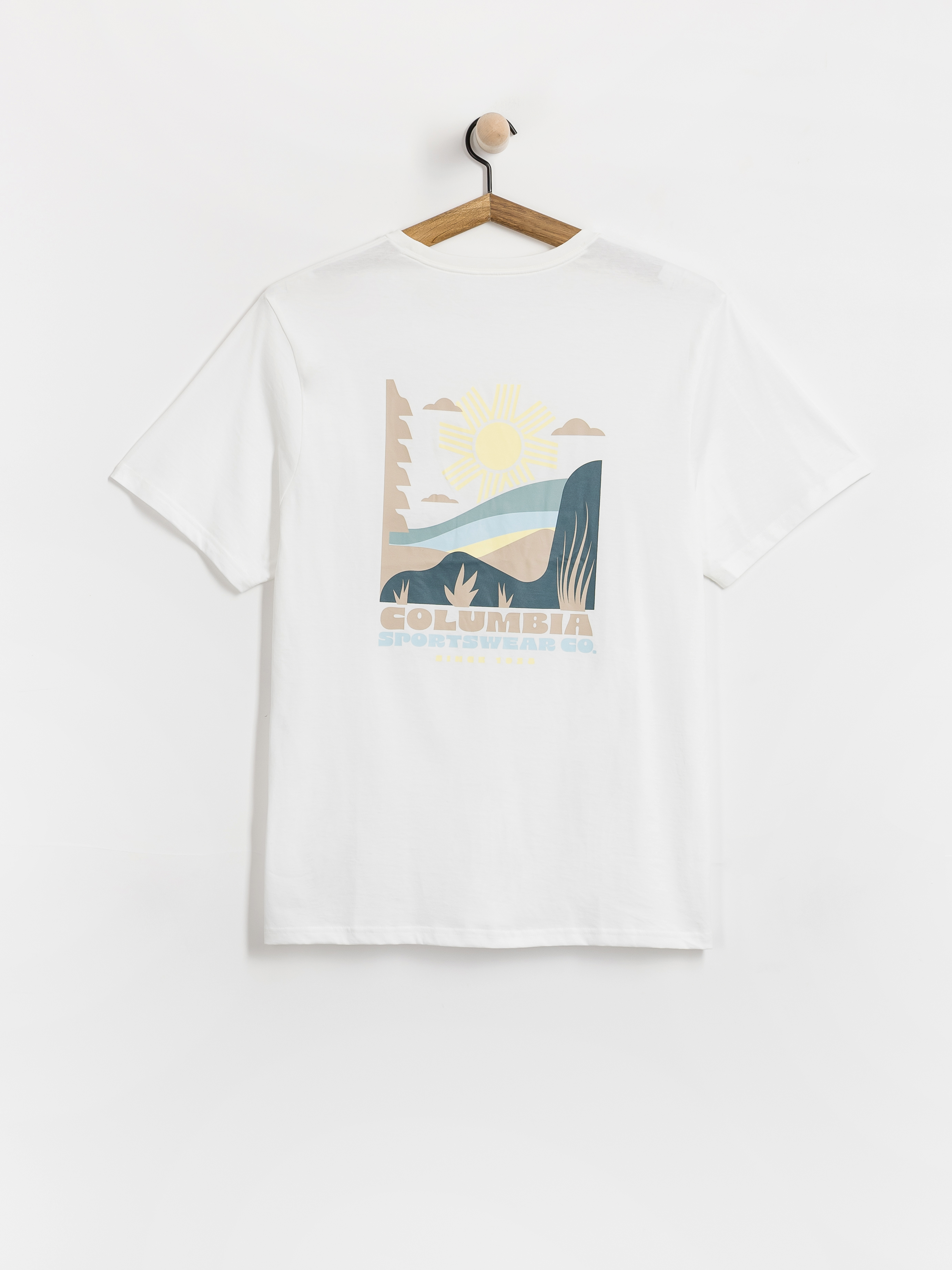 Columbia CSC Outdoor Back Graphic T-Shirt (white/shining landscape)