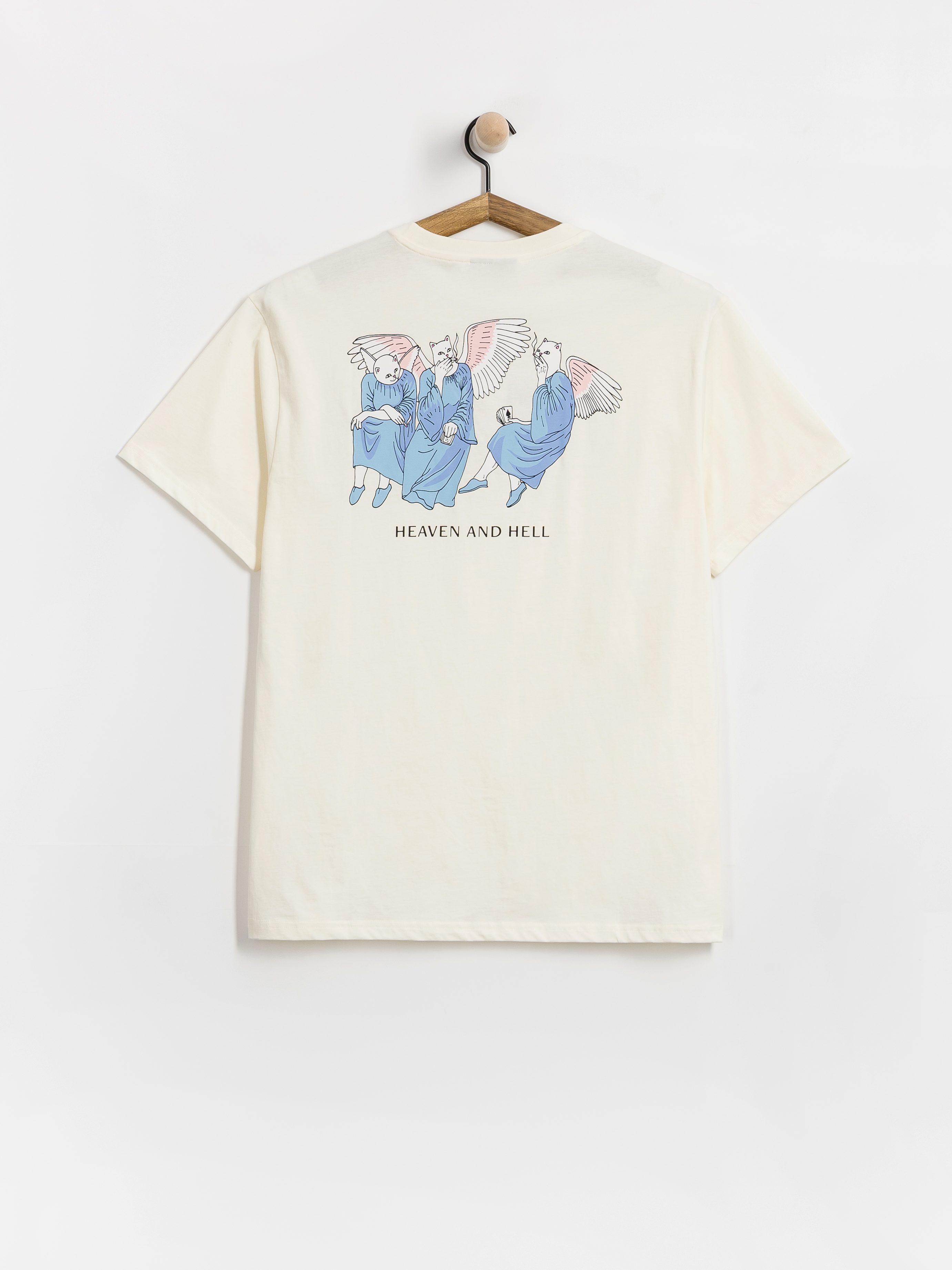RipNDip T-Shirt Heaven And Hell (bone)
