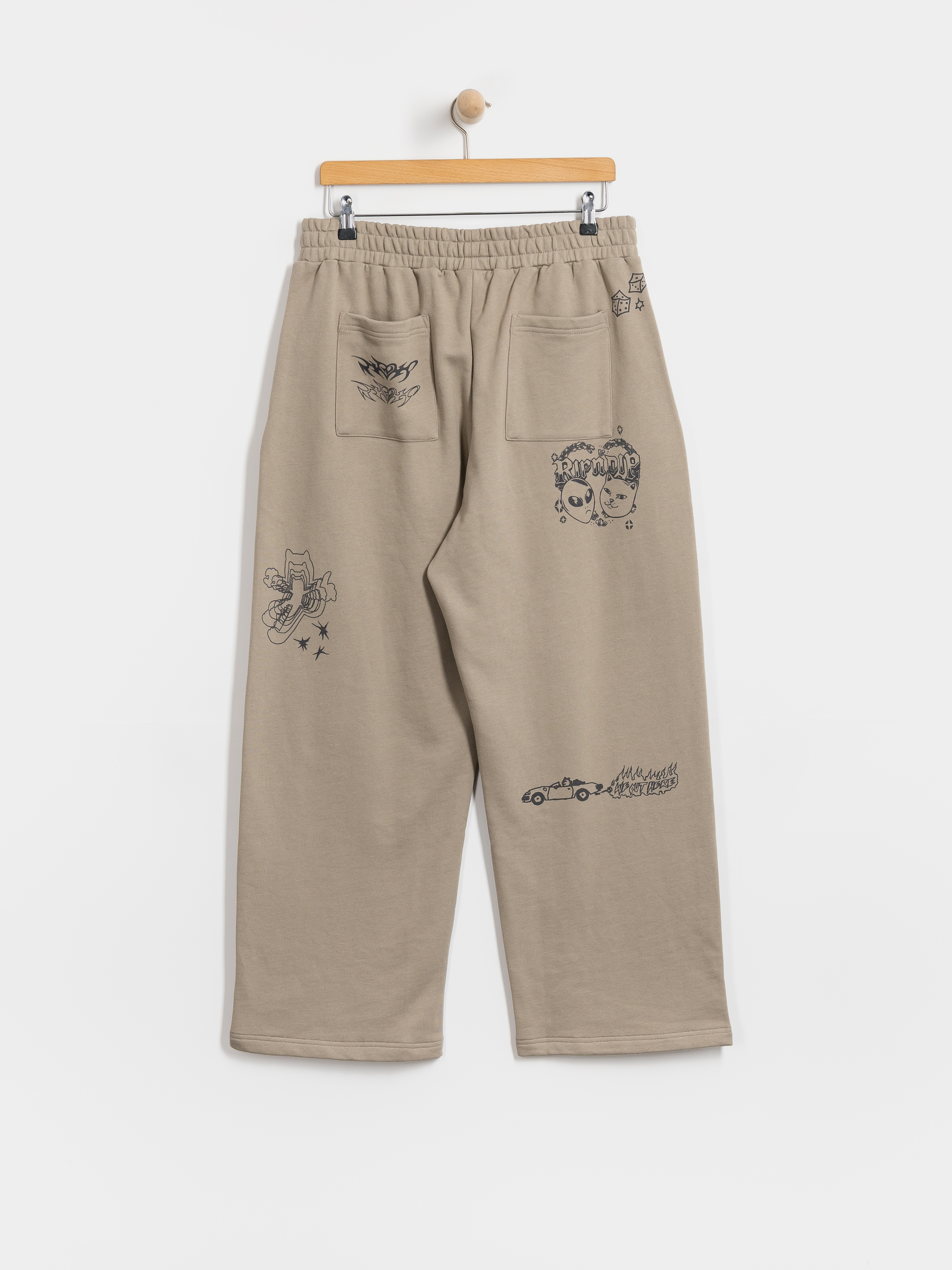 RipNDip Hose Westside Straight Leg (dark sand wash)