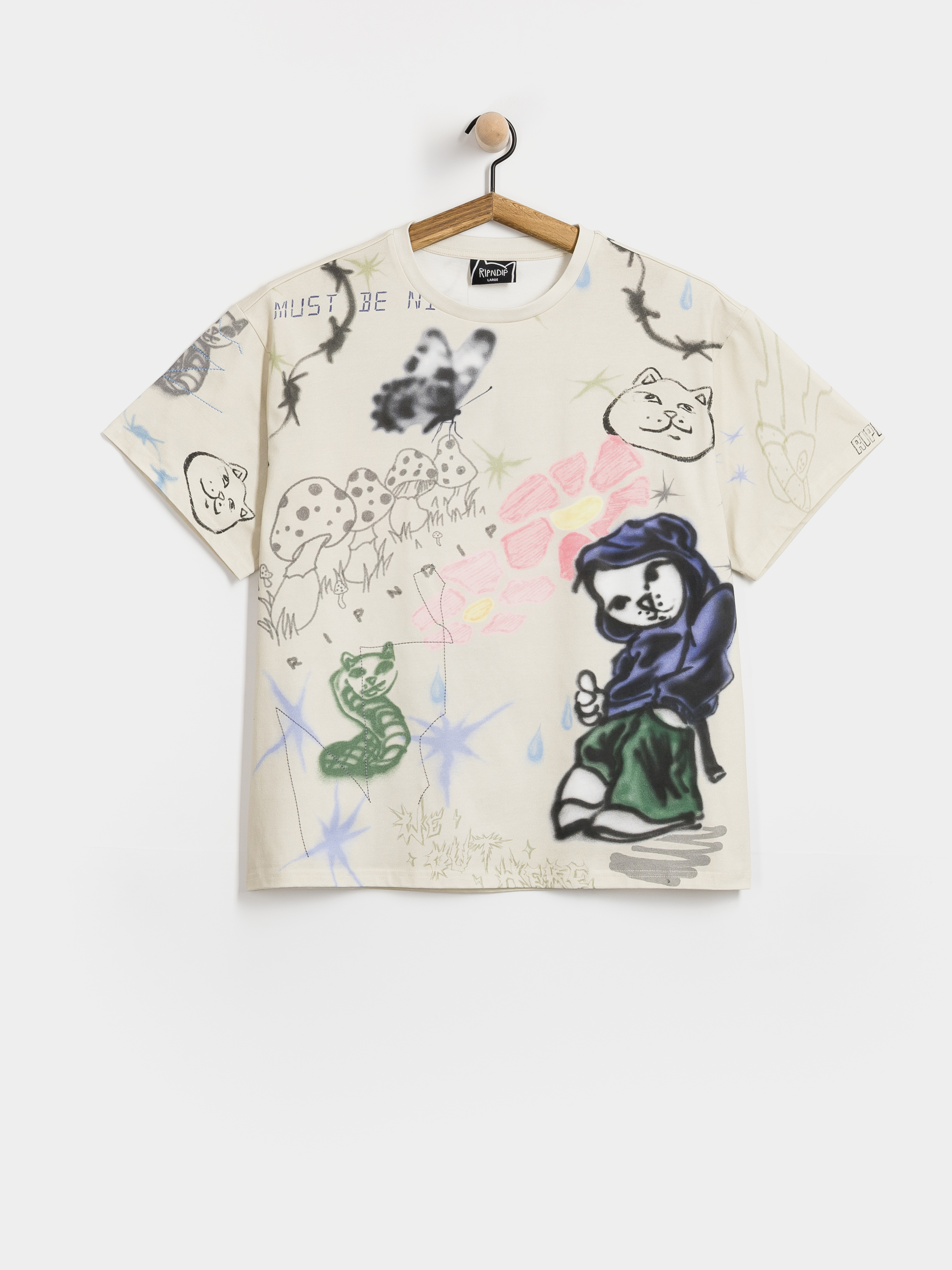 RipNDip T-Shirt Goosebumps (bone)