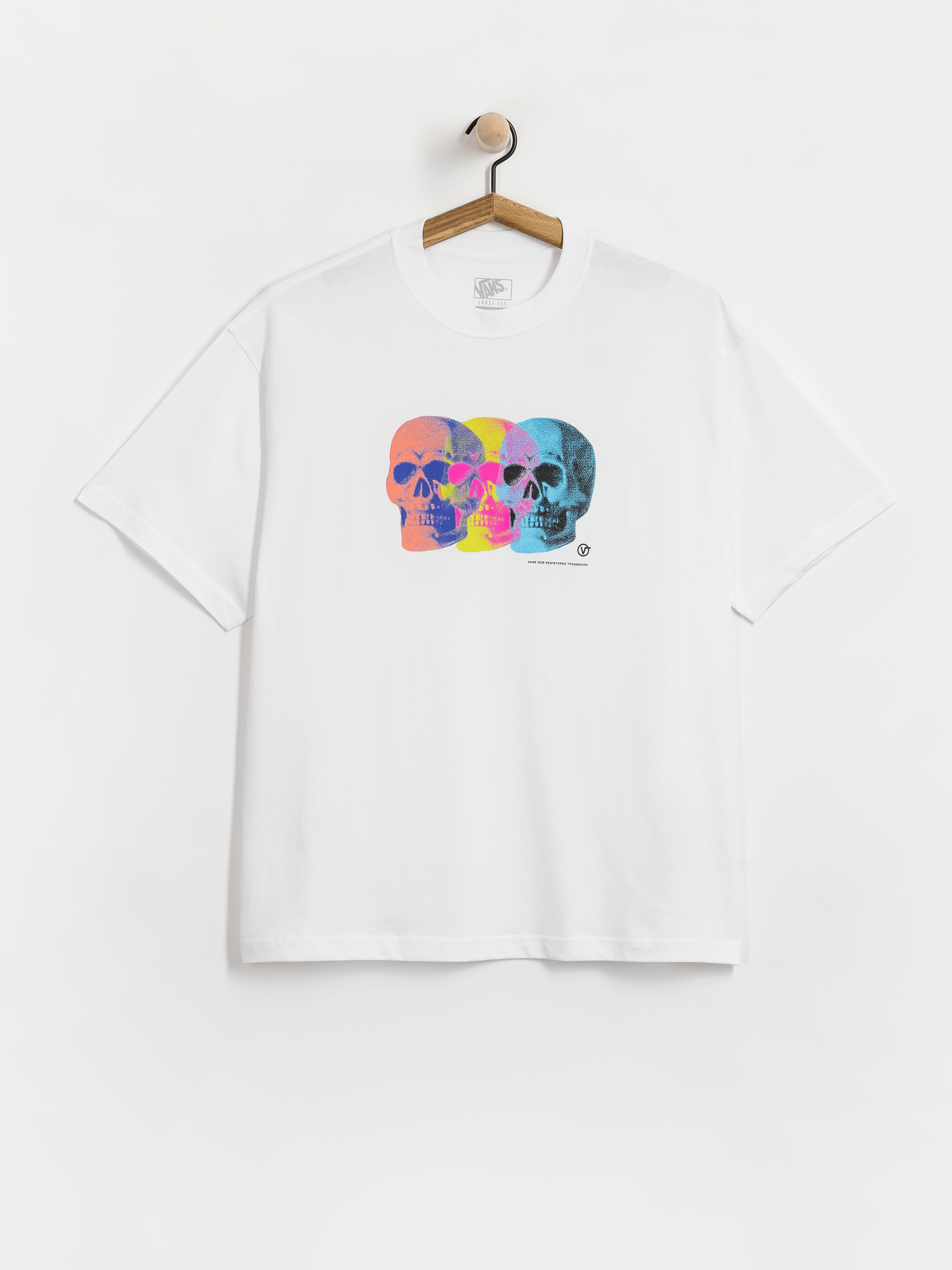 Vans T-Shirt Bone Head Loose - white (white)