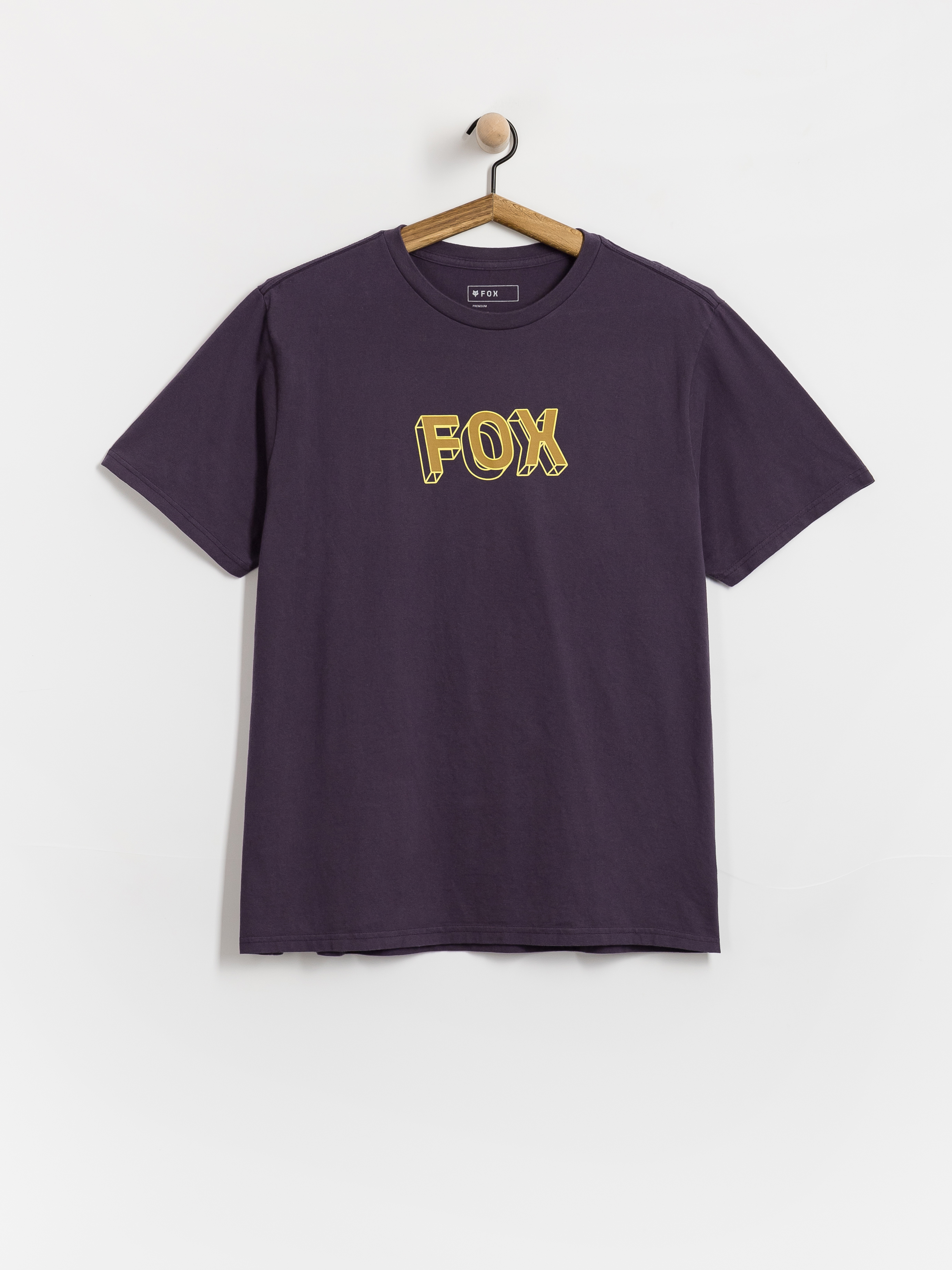 Fox T-Shirt Image Print 195 (plum purple)