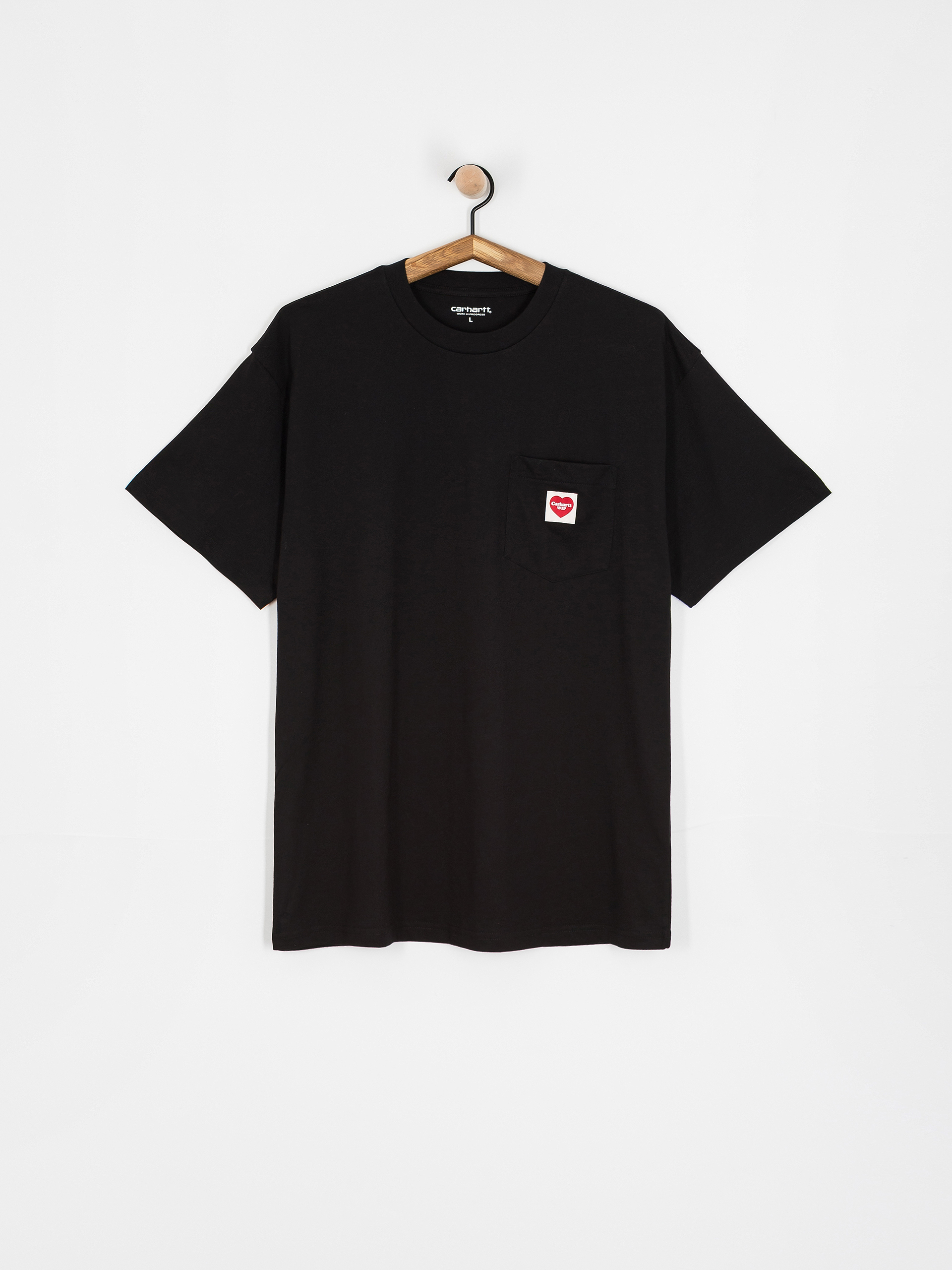 Carhartt WIP Pocket Heart T-Shirt (black/red)