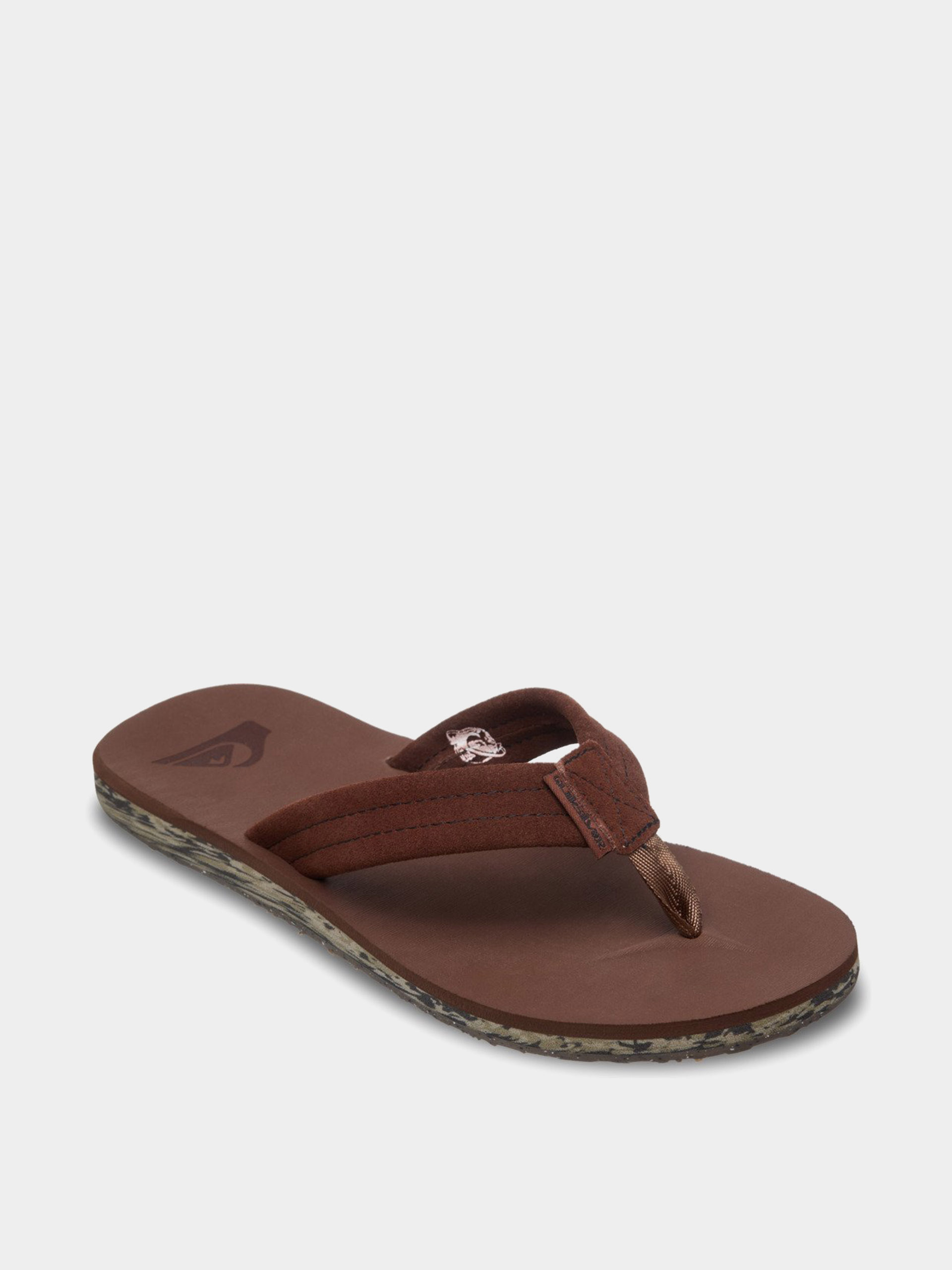 Quiksilver Flip-flops Carver Suede Recycled (brown)