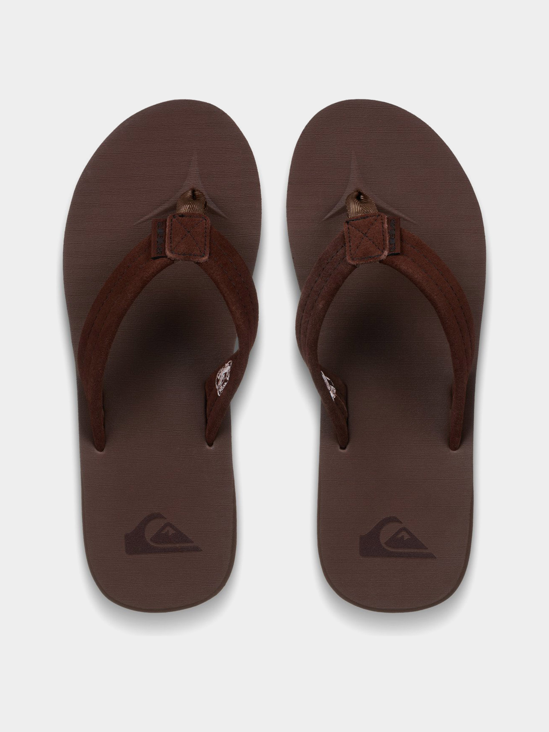 Quiksilver Flip Flops Carver Suede Recycled (brown)