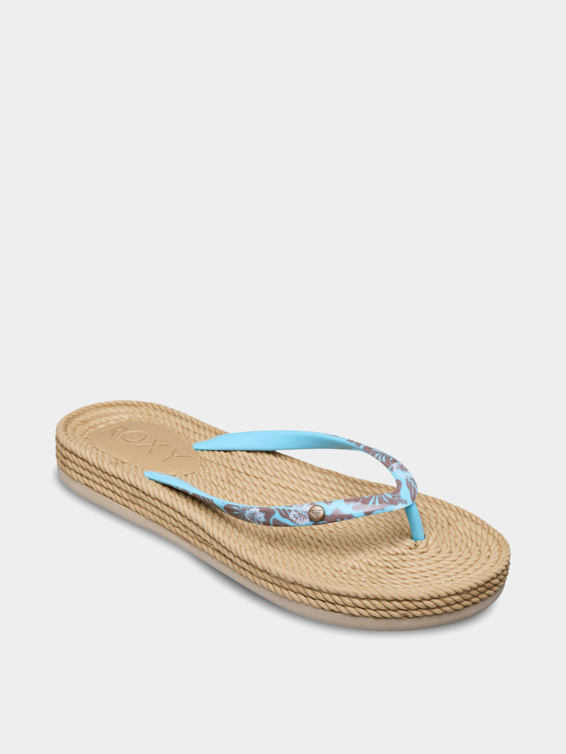 Roxy South Beach III Flip-flops Wmn (light blue/brown)